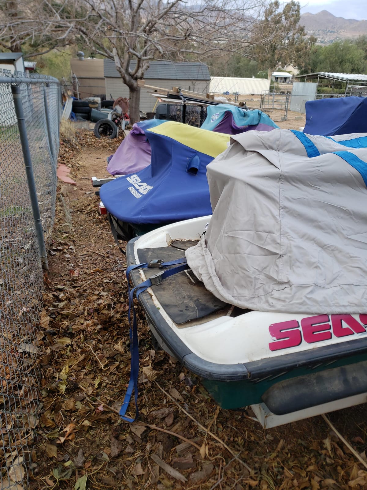 EliteShield Trailerable Jet Ski Cover, Heavy Duty Waterproof Marine Grade 600D Solution-Dyed Polyester PWC Cover, Fits Stand-up Jet Ski Blue/Gray Color Yamaha Superjet Kawasaki SX 650 750 SXi SXR 800 customer photo 2