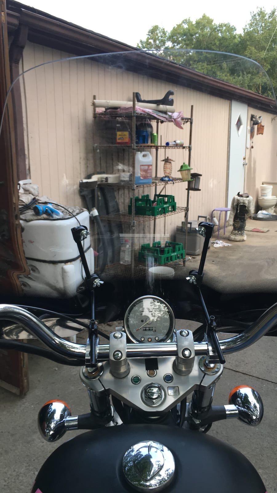Black Boar ATV Windshield w/Hardware - Features Wrap-Around Design that Shields Hands - Crafted of Heavy Duty Clear Acrylic - Easily Mounts onto Handlebars to Deflect Wind, Rain, Mud & Insects (66031) customer photo 2