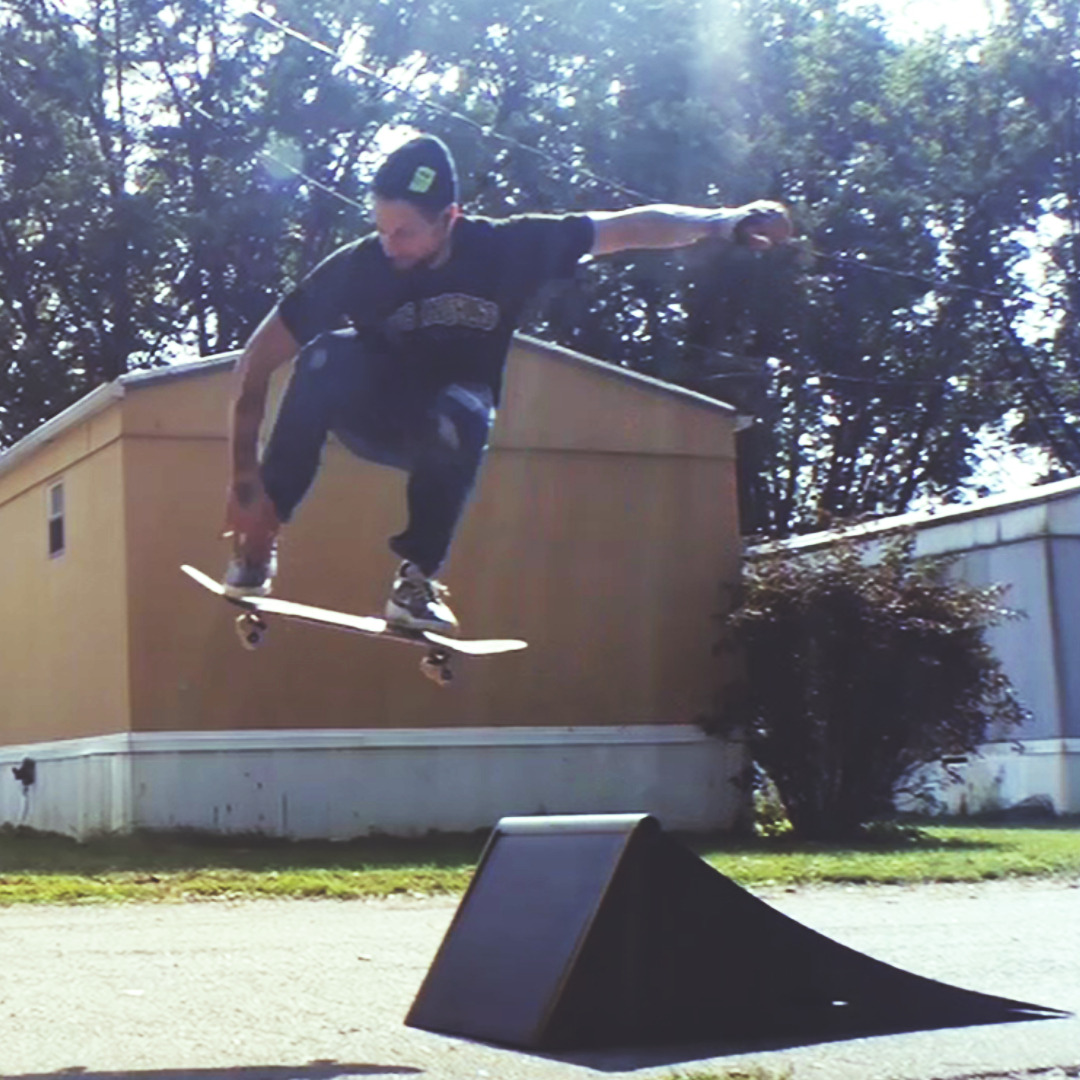 Ramptech Kicker XL Ramp - Weatherproof, Heavy-Duty Indoor/Outdoor DIY Skateboard Launch Ramp Kit customer photo 1