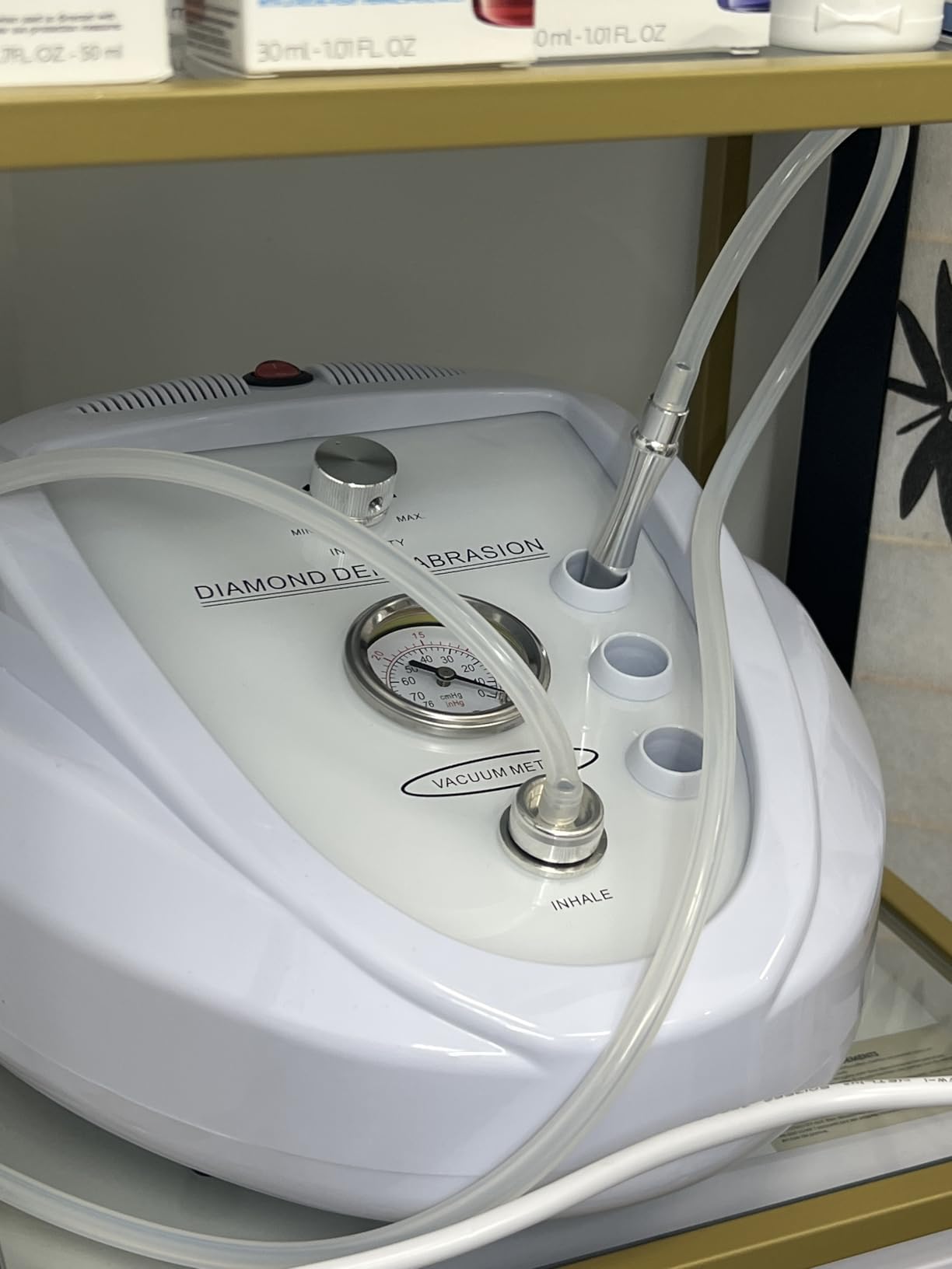 Diamond Microdermabrasion Machine, Yofuly 65-68cmHg Suction Power Professional Dermabrasion, Home Use Facial Skin Care Equipment customer photo 2