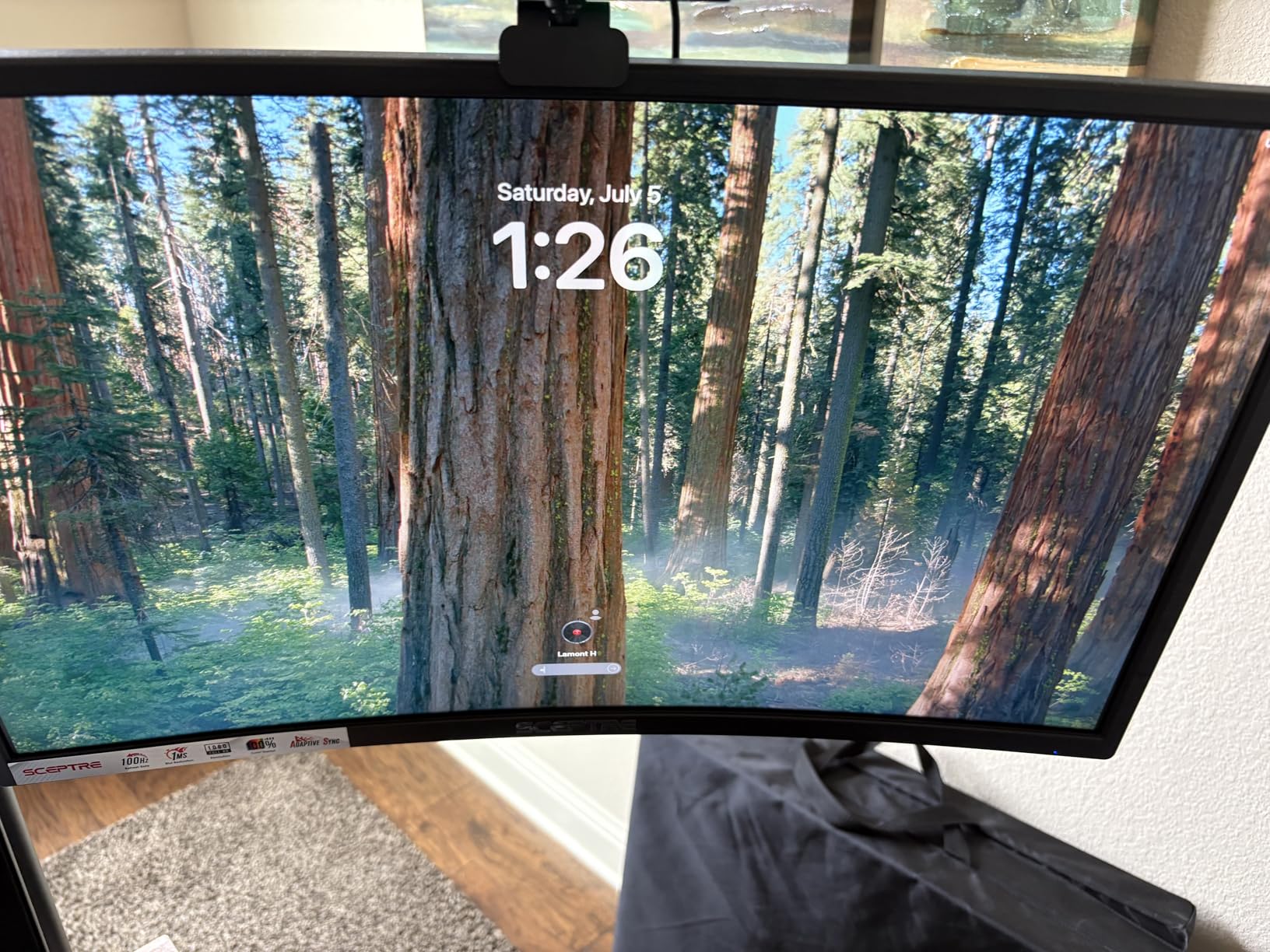 Sceptre Curved 24-inch Gaming Monitor 1080p R1500 98% sRGB HDMI x2 VGA Build-in Speakers, VESA Wall Mount Machine Black (C248W-1920RN Series) customer photo 1