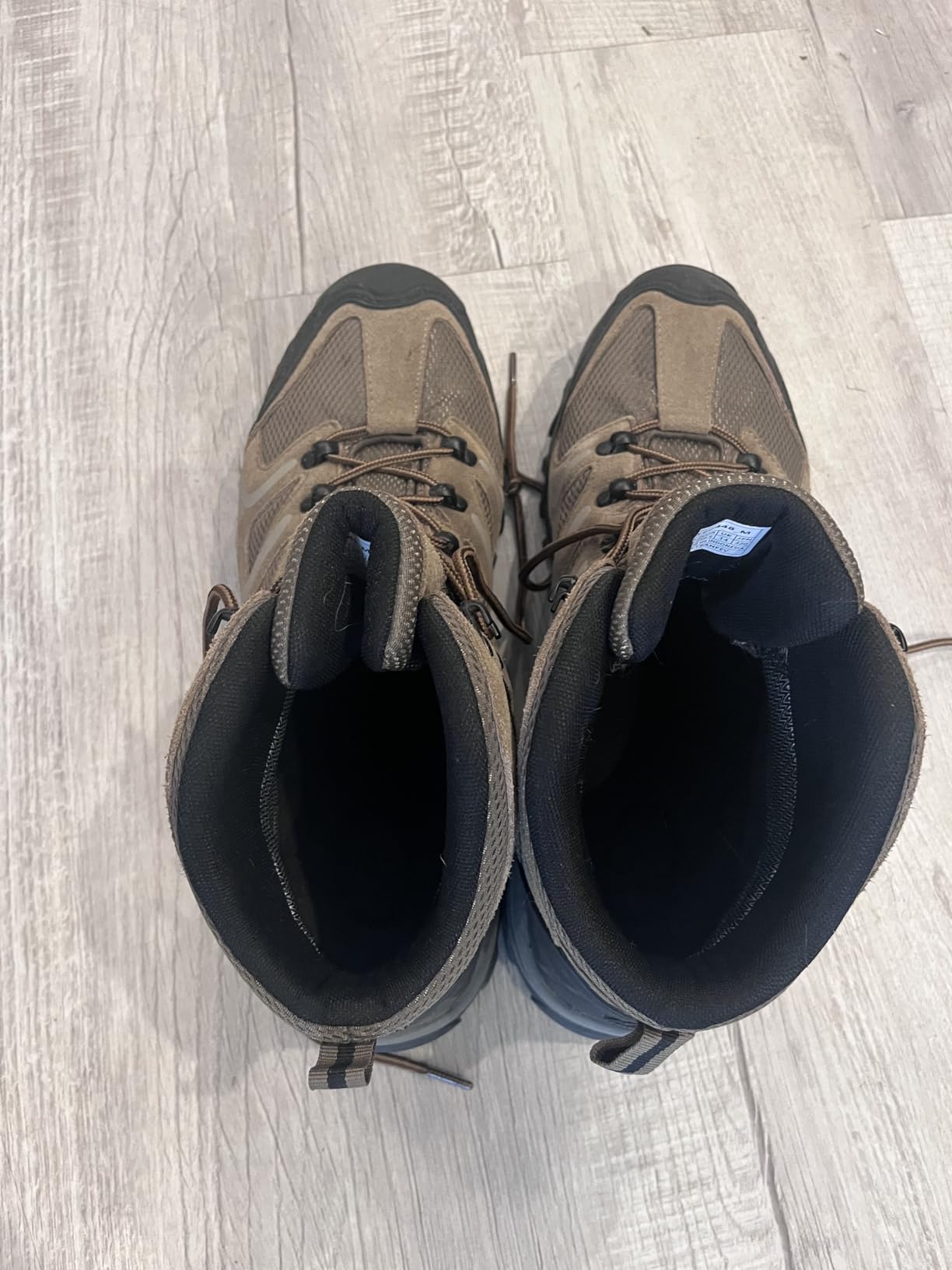 NORTIV 8 Men's Ankle High Waterproof Hiking Boots customer photo 2