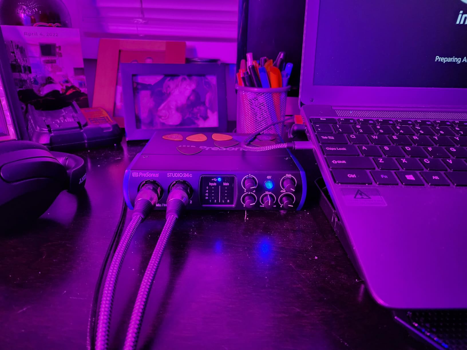 PreSonus Studio 24c 2x2, 192 kHz, USB Audio Interface with Studio One DAW Recording Software customer photo 1