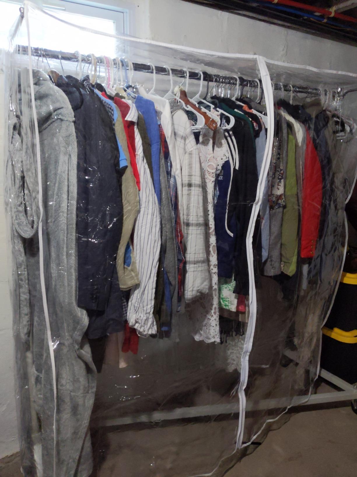 Simple Houseware Industrial Grade Z-Base Garment Rack w/Cover Tube Bracket customer photo 1