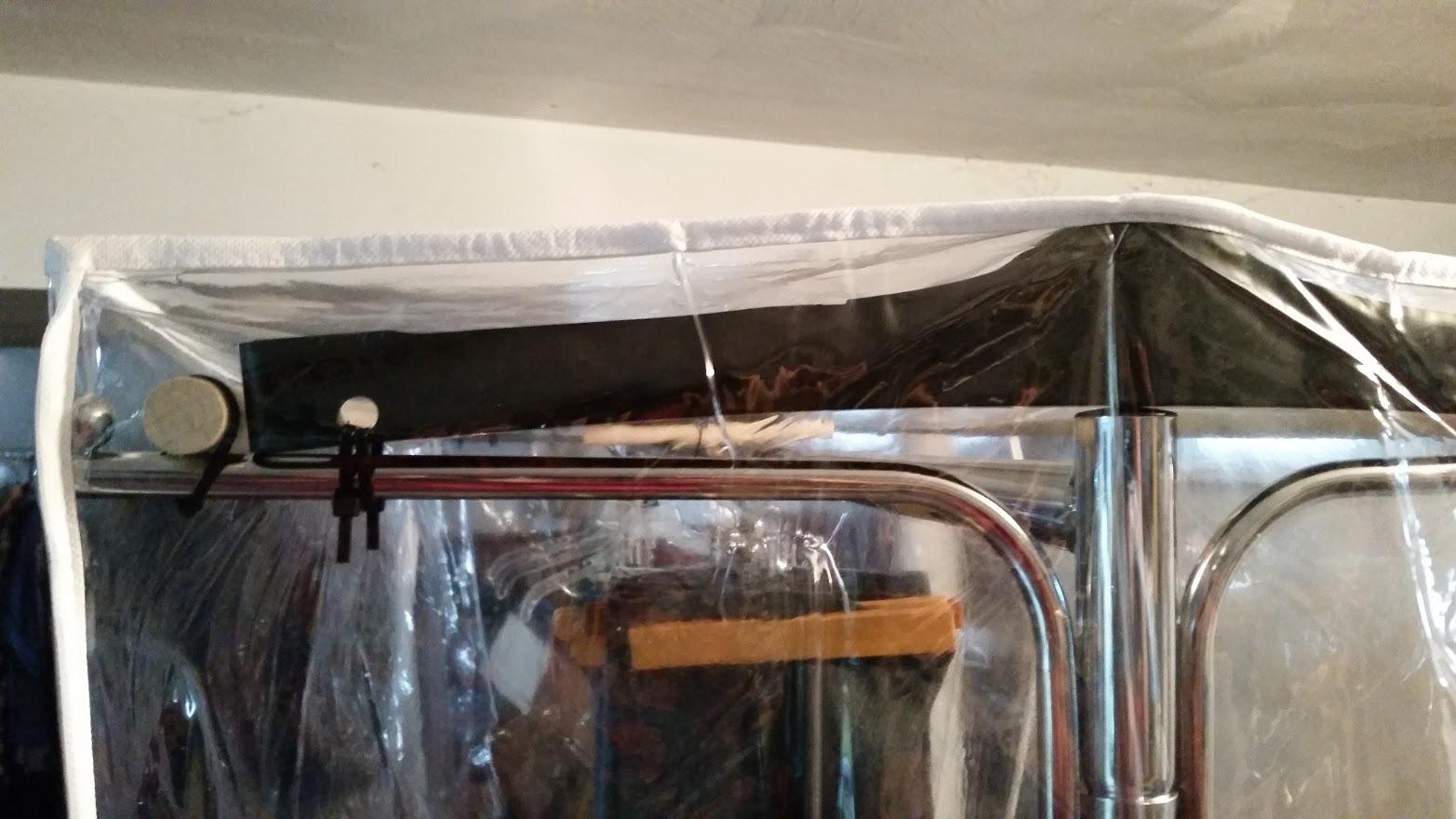 Simple Houseware Industrial Grade Z-Base Garment Rack w/Cover Tube Bracket customer photo 2