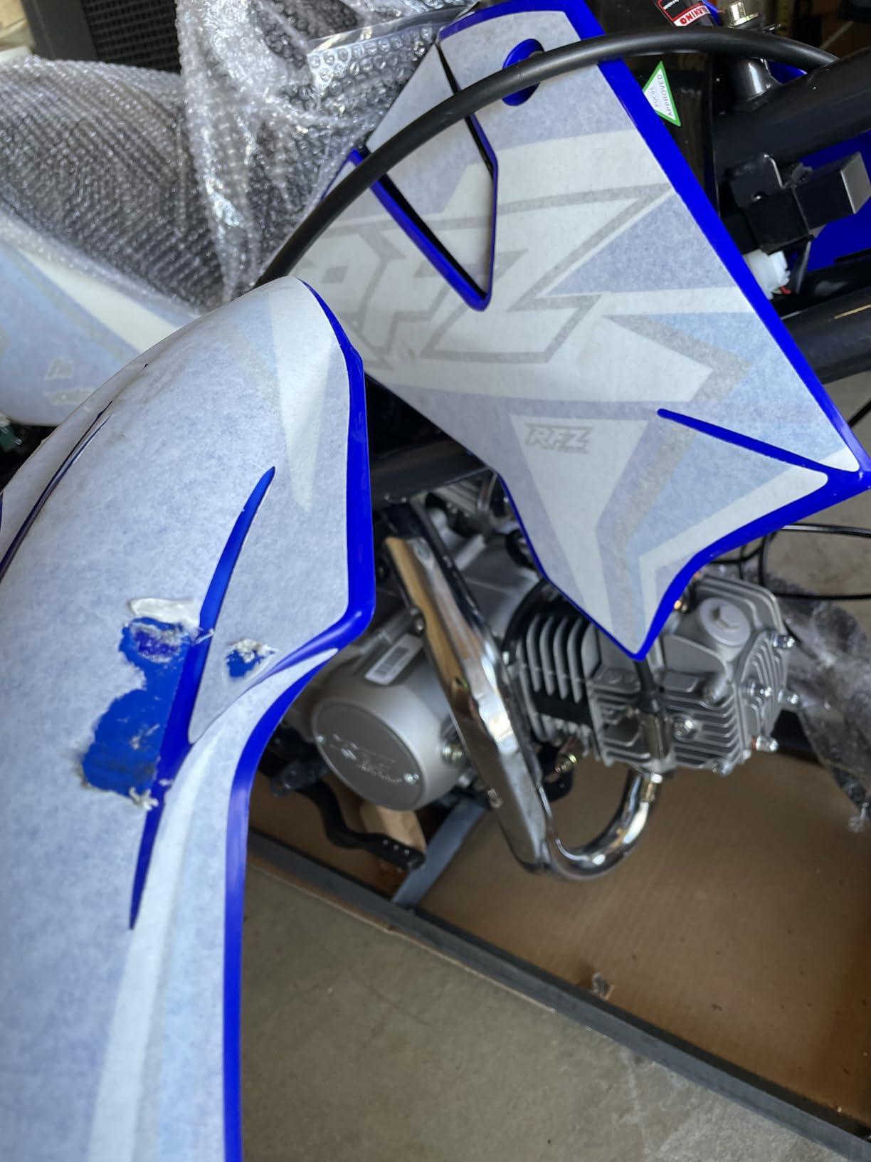125cc Dirt Bike Pit Bike Adults Dirtbikes Pitbikes 125 Dirt Pit Bike (Blue) customer photo 1