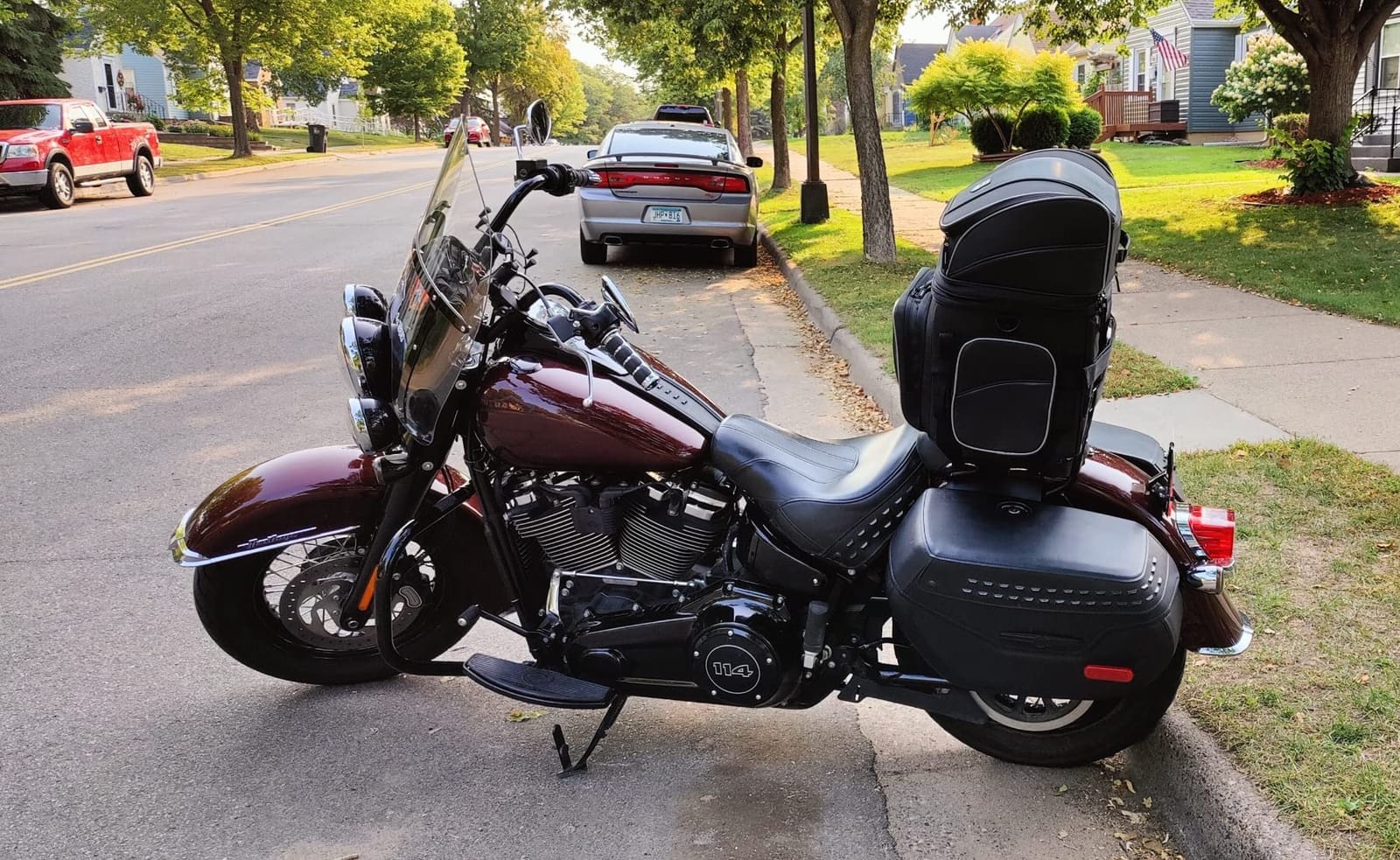 Nelson Rigg Route 1 Destination Backrest/Sissy Bar Rack Bag; Fits Harley Davidson, Indian, Yamaha & Suzuki Motorcycles customer photo 2