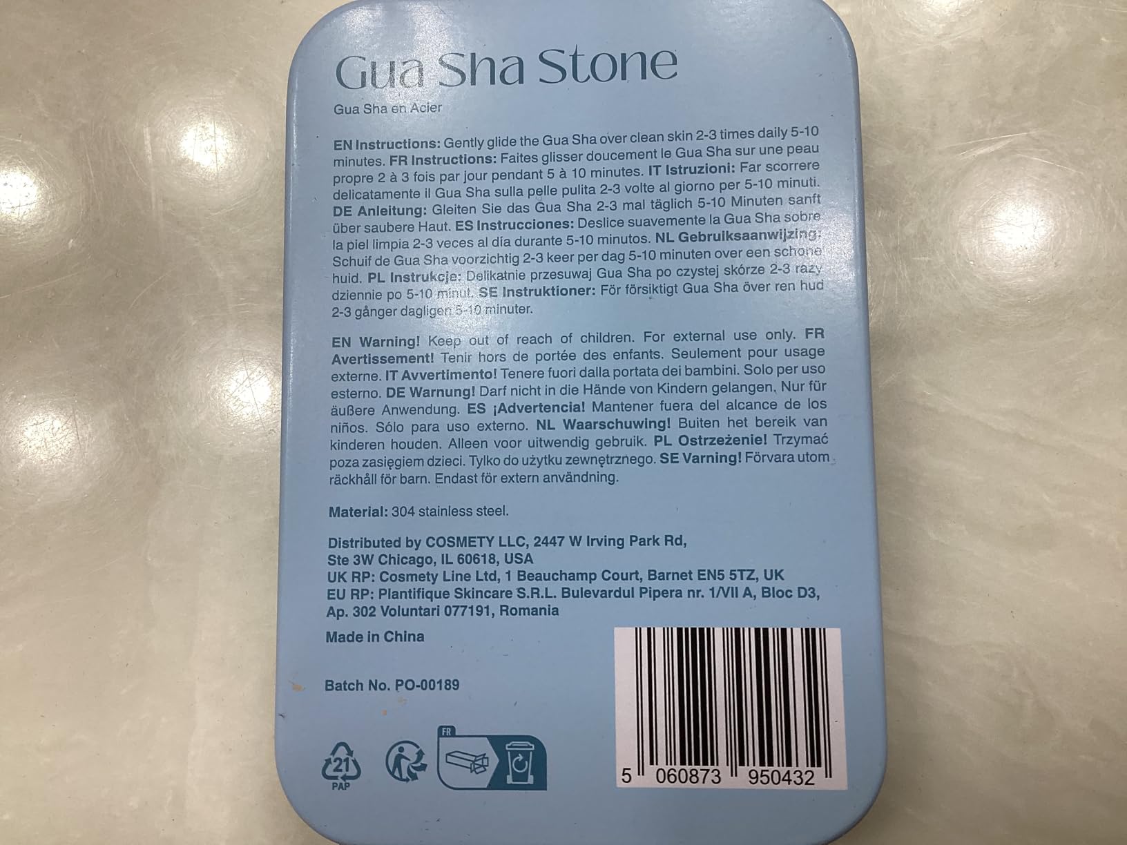 PLANTIFIQUE Jade Gua Sha Facial Tool & Face Roller Set - Giftable Box customer photo 1
