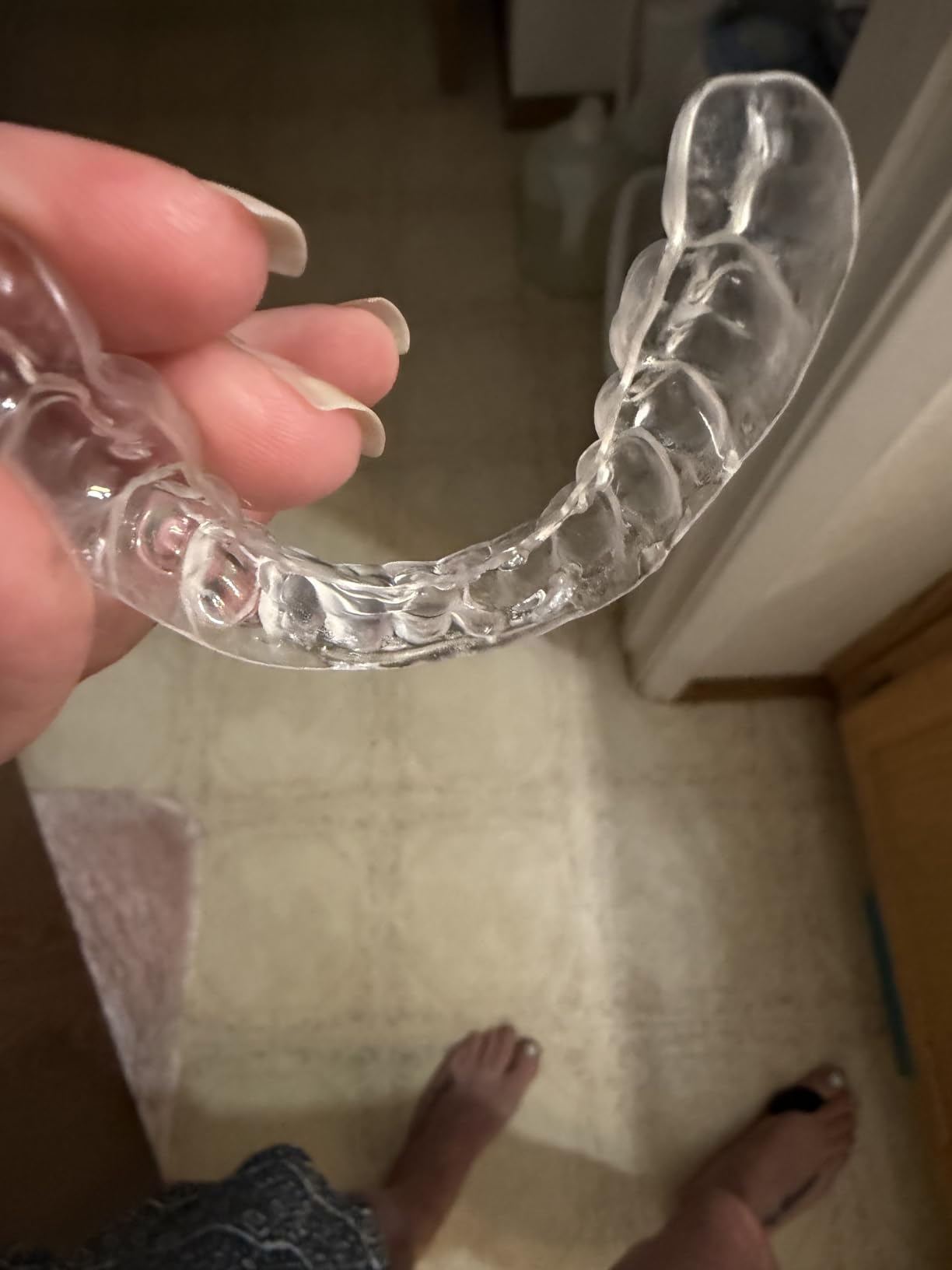 iSmile Teeth Whitening Kit - LED Light, 35% Carbamide Peroxide, (3) 3ml Gel Syringes, (1) Remineralization Gel, and Tray. customer photo 2