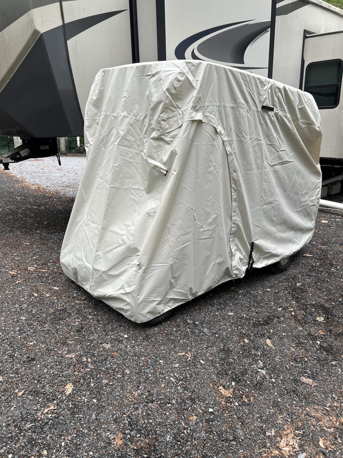 Explore Land Waterproof Golf Cart Cover for Most Brand 2/4/6 Passenger Car | Fits for EZGO/Club Car/Yamaha,with Driver Side Door,All Weather Protection customer photo 2
