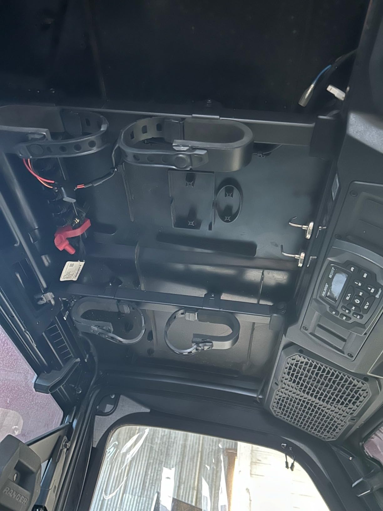 Kolpin UTV Overhead in-CAB Gun & Bow Rack (20079), Black customer photo 1