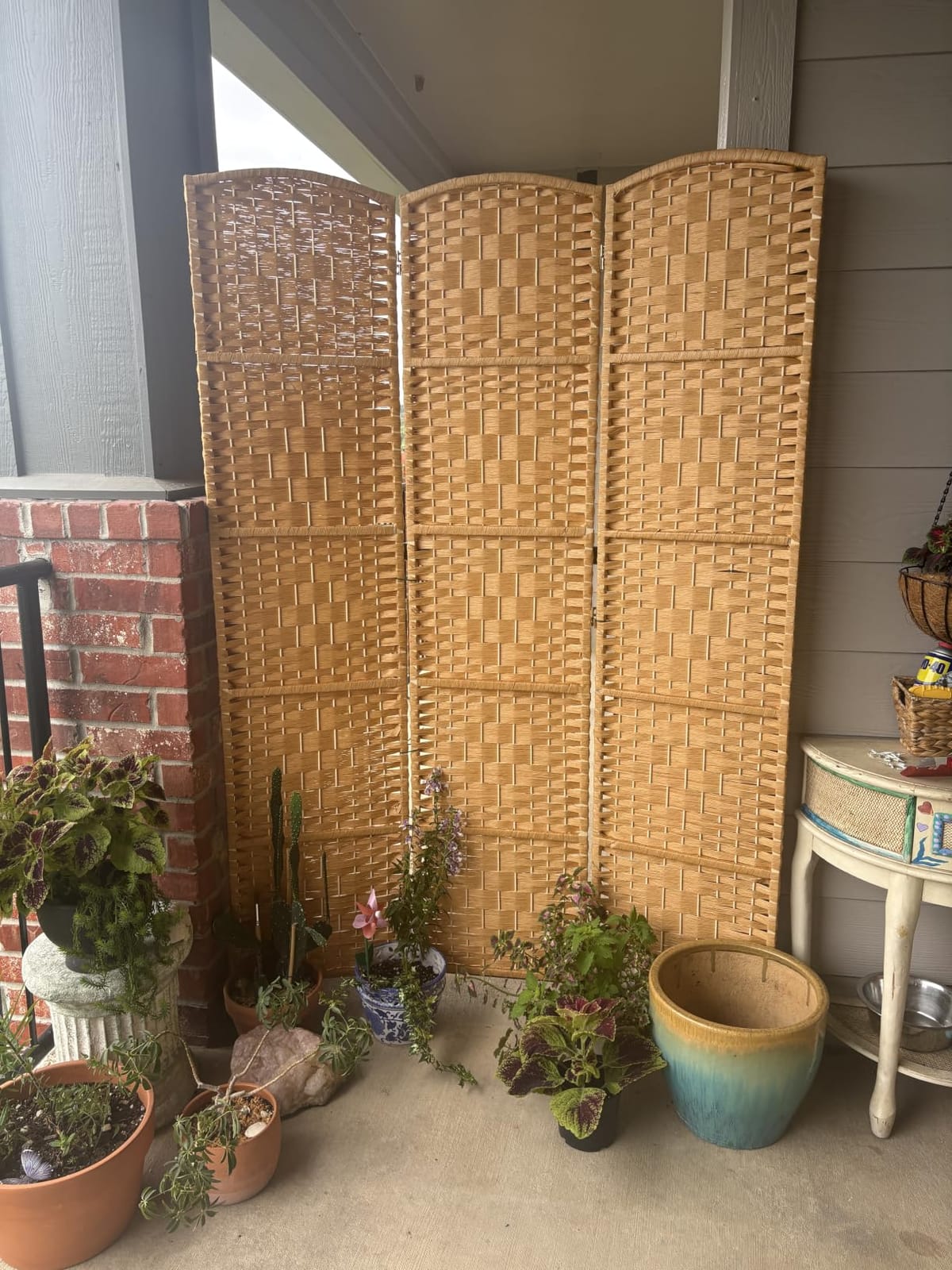 RHF Room Divider Panel, 4 Panel Partition Room Dividers Screen, Dark Mocha | 16in Privacy Screen Panel, 6ft Tall Temporary Wall Divider, Room Separation, Foldable Partition, Room Dividers, Space Separator customer photo 2