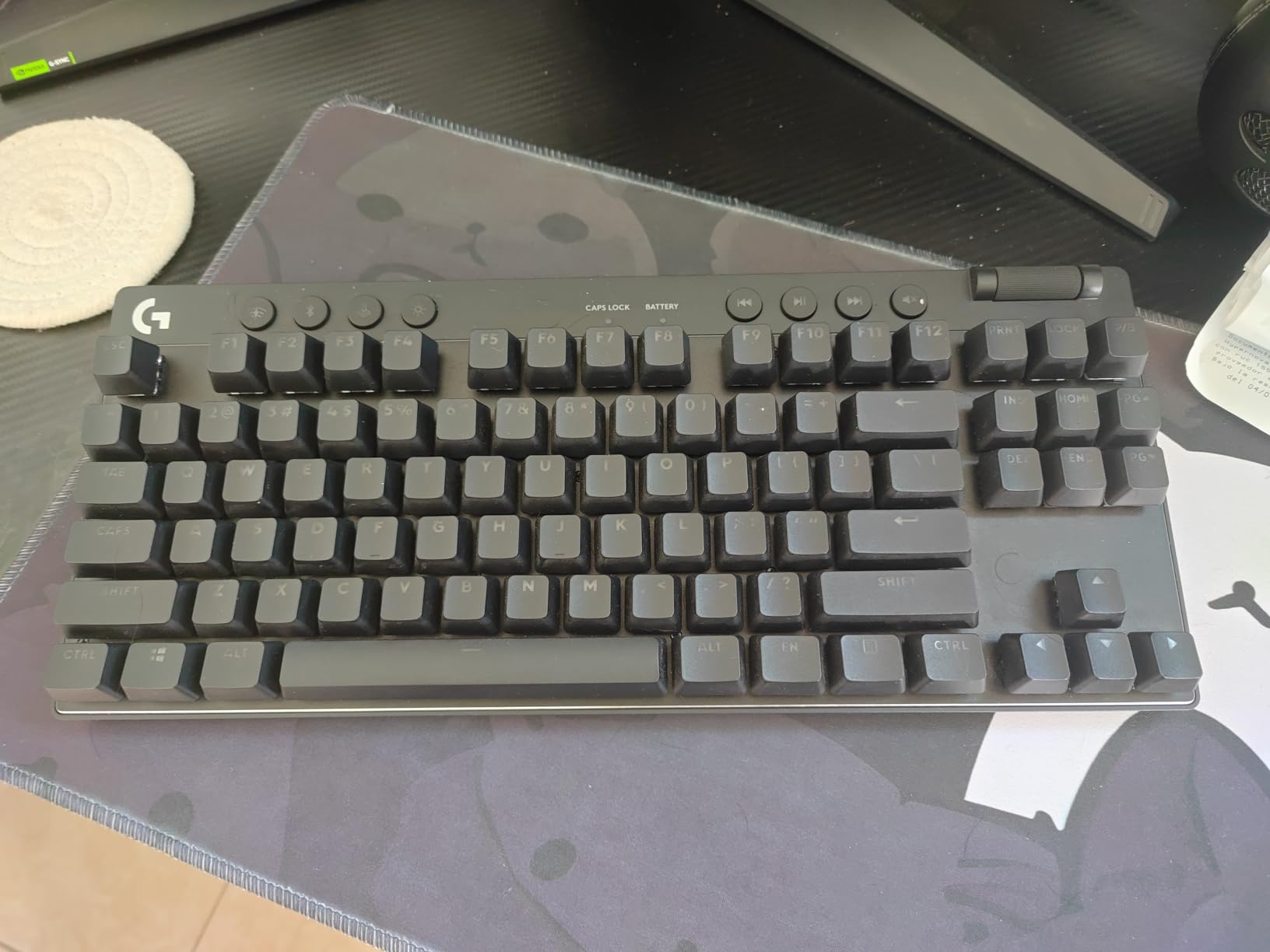 Logitech G PRO Mechanical TKL Tenkeyless Gaming Keyboard (Clicky) - Black | Ultra portable, detachable Micro USB cable, 16.8 million color Lightsync backlit keys customer photo 2