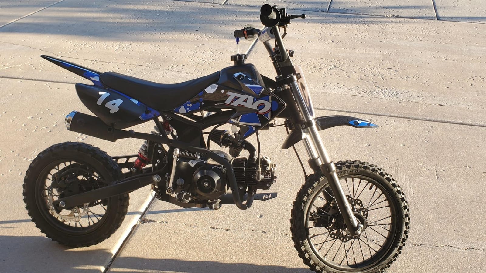 X-PRO 110cc Dirt Bike Kids Dirt Pitbike, Red customer photo 2
