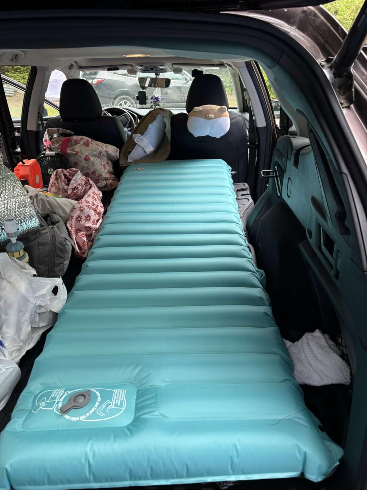 ZOOOBELIVES Inflatable Camping Sleeping Pad, 4-Inch Thick Full Air Support, No Bottoming Out for Side Sleepers, Camping & Backpacking Mattress with Built-in Foot Pump customer photo 2