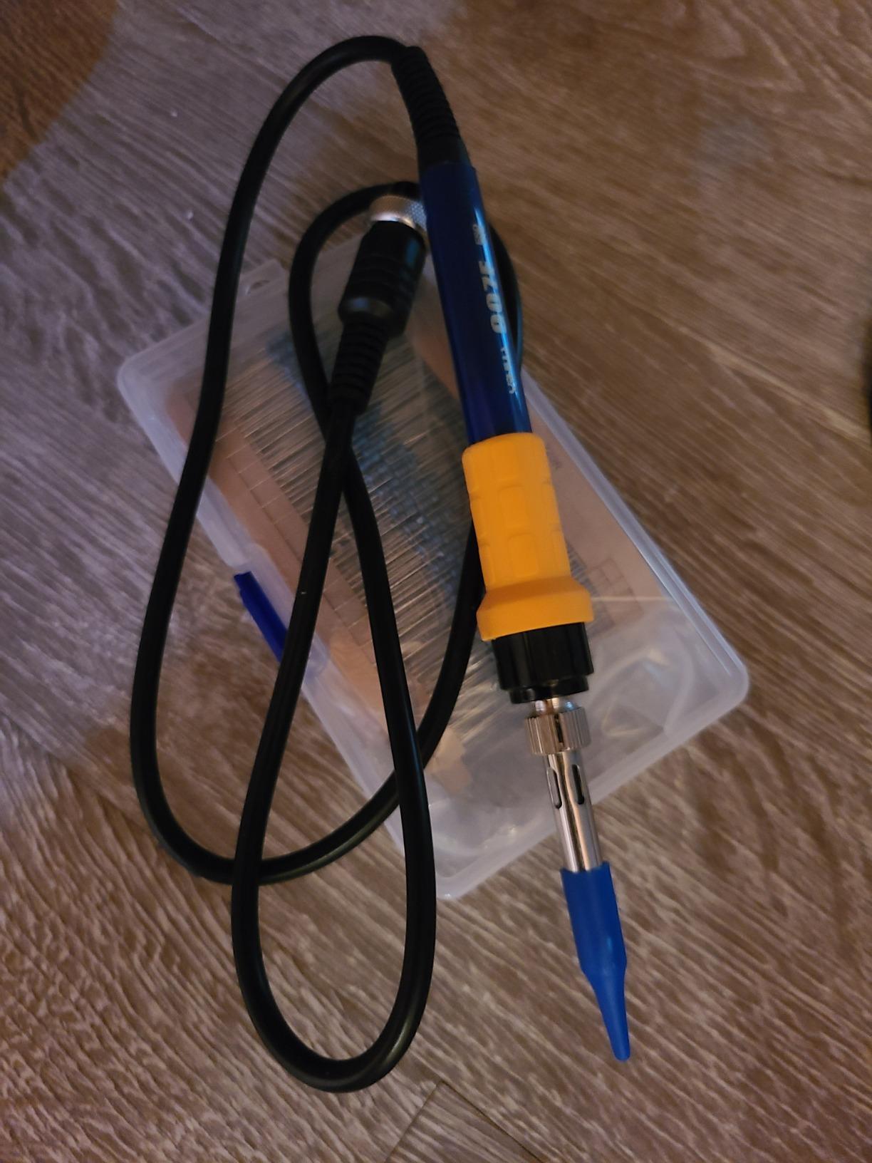 YIHUA 939D+ Digital Soldering Station, 75W Equivalent with Precision Heat Control (392°F to 896°F) and Built-in Transformer. ESD Safe, Lead Free with °C/°F display (Black) customer photo 2