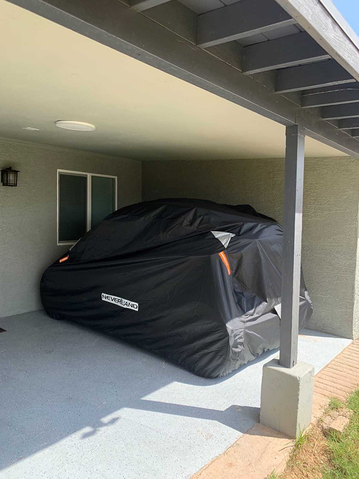 NEVERLAND UTV Cover All-Weather Protection Side by Side Cover 4-6 Passenger | for Polaris RZR General Honda Suzuki Yamaha SxS Arctic Cat John Deere Can Am Maverick X3, 3 Windproof Straps, 2 Air Vents customer photo 2