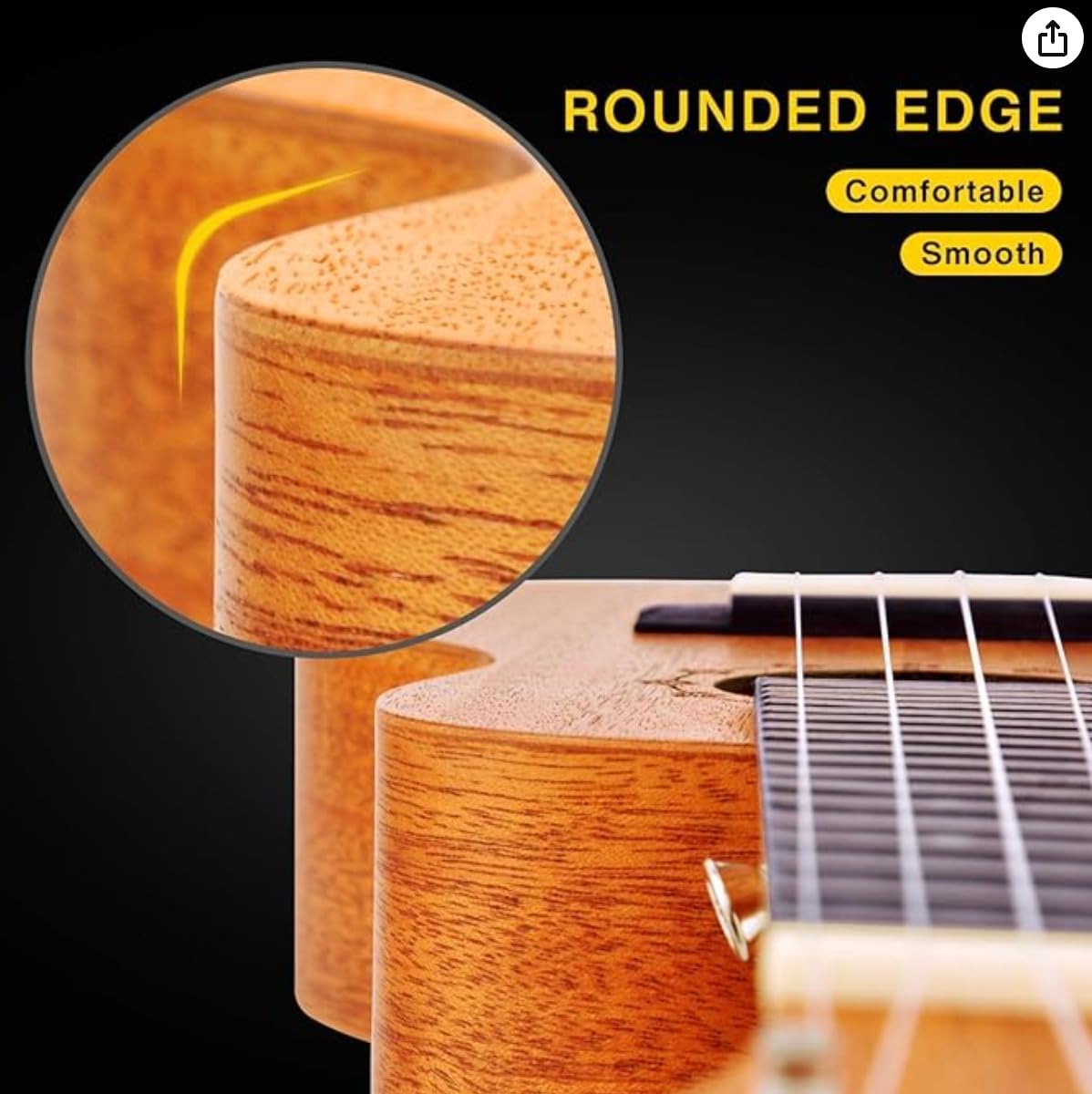 EASTROCK Soprano Ukulele 21 inch Mahogany Beginners Kit - suitable for beginners, ideal for practice, daily playing, and home use customer photo 1