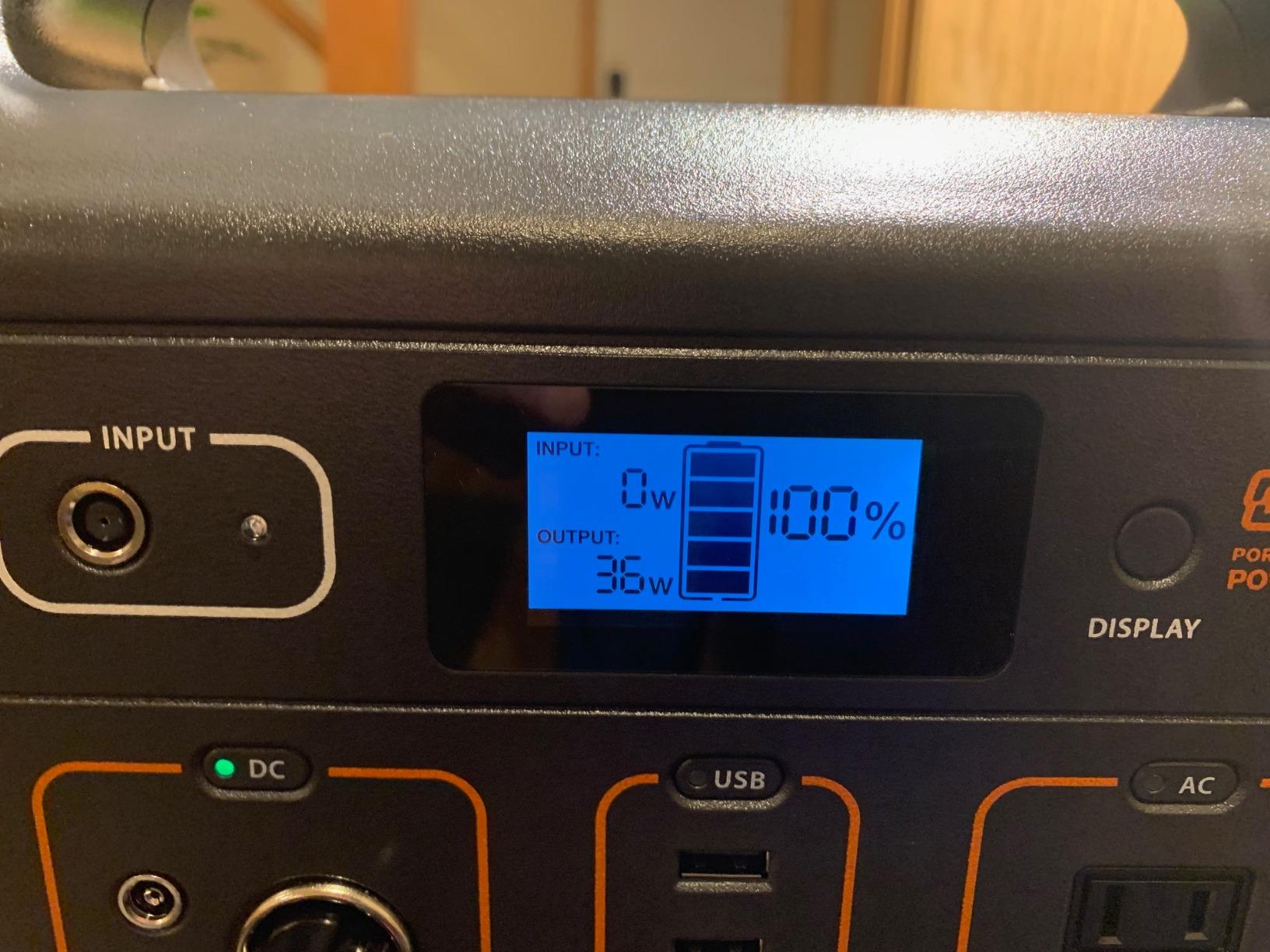 Jackery Explorer 500 v2 Portable Power Station, 512Wh, 500W AC, LiFePO4 Battery, 1000W Surge, 14 lbs Lightweight, Solar Generator customer photo 2