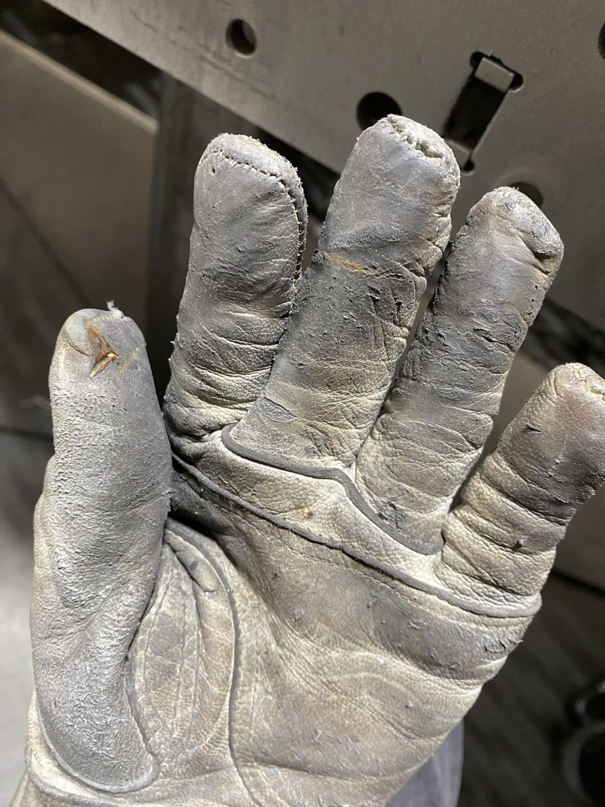TIG Welding Gloves - Premium Black Goatskin Leather customer photo 2