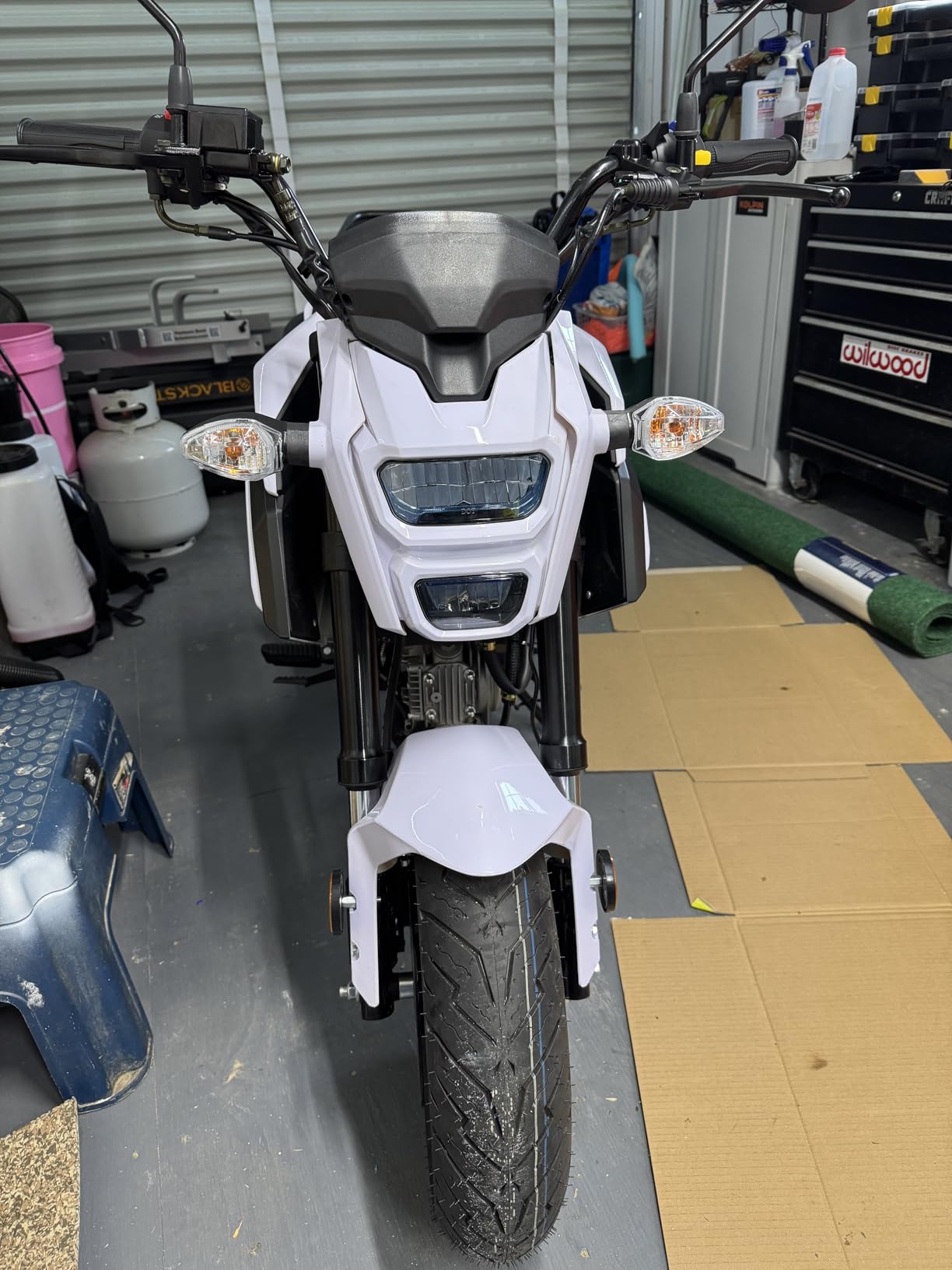 X-PRO 125cc Motorcycle Bike Dirt Bike 125cc Gas Motorcycle Bike Street Bike Adults Dirt Bike Dirtbike, White customer photo 2