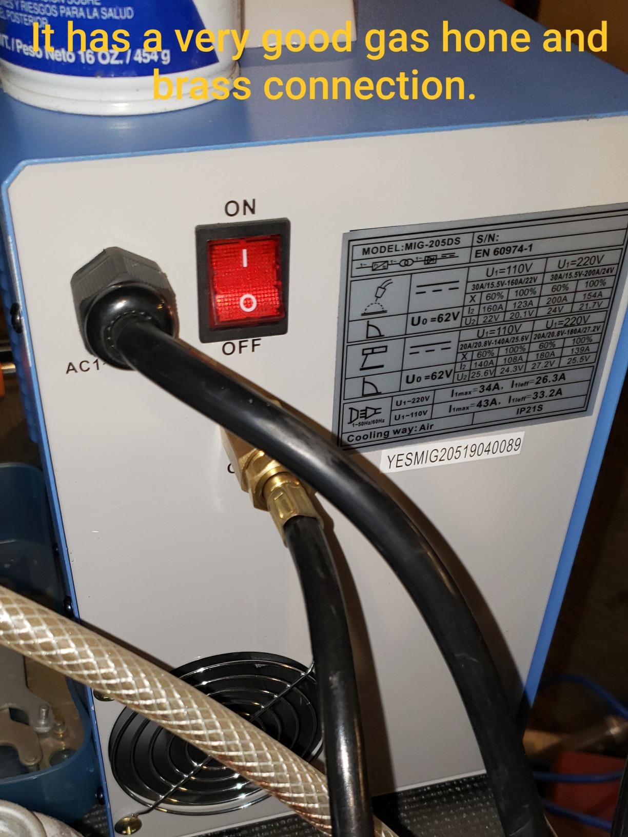 YESWELDER 205A MIG Welder, 110V/220V 5-In-1 MIG/Flux Core MIG/Spool Gun MIG/Lift TIG/Stick customer photo 2