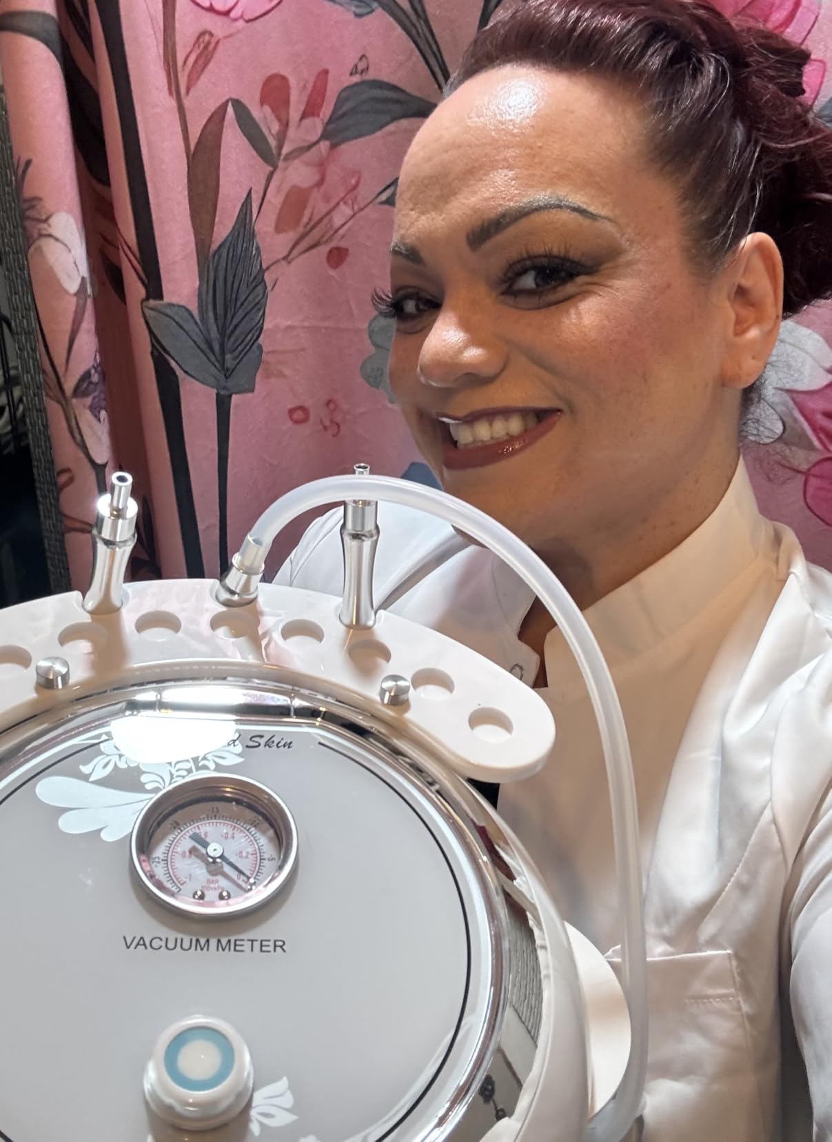 Diamond Microdermabrasion Machine, TopDirect 3 IN 1 Professional Dermabrasion Skincare Device for Adjustable Suction Facial Treatment (Suction Power: 0-68cmHg) customer photo 2