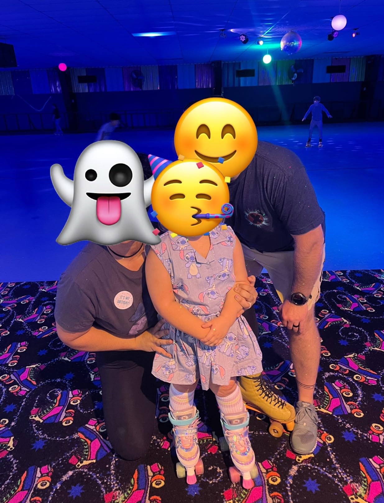 SULIFEEL Rainbow Unicorn Kids Roller Skates for Girls Boys | Adjustable Sizes, ABEC-7 Bearings, Light-Up Wheels, Birthday Gift Beginner Friendly customer photo 2