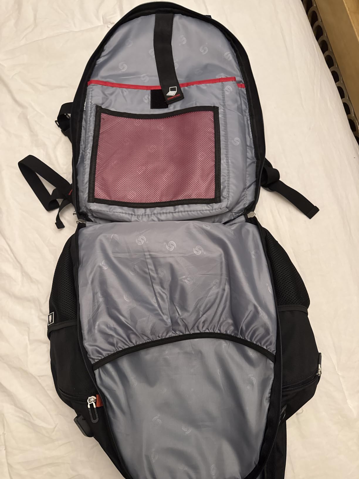 SHRRADOO Extra Large Travel Laptop Backpack for Men, Work College Backpacks | Fit 17 Inch Laptops, with Combination Lock, Carry On Flight Approved, Men Women Business Backpack,Bookbag School Backpack customer photo 2