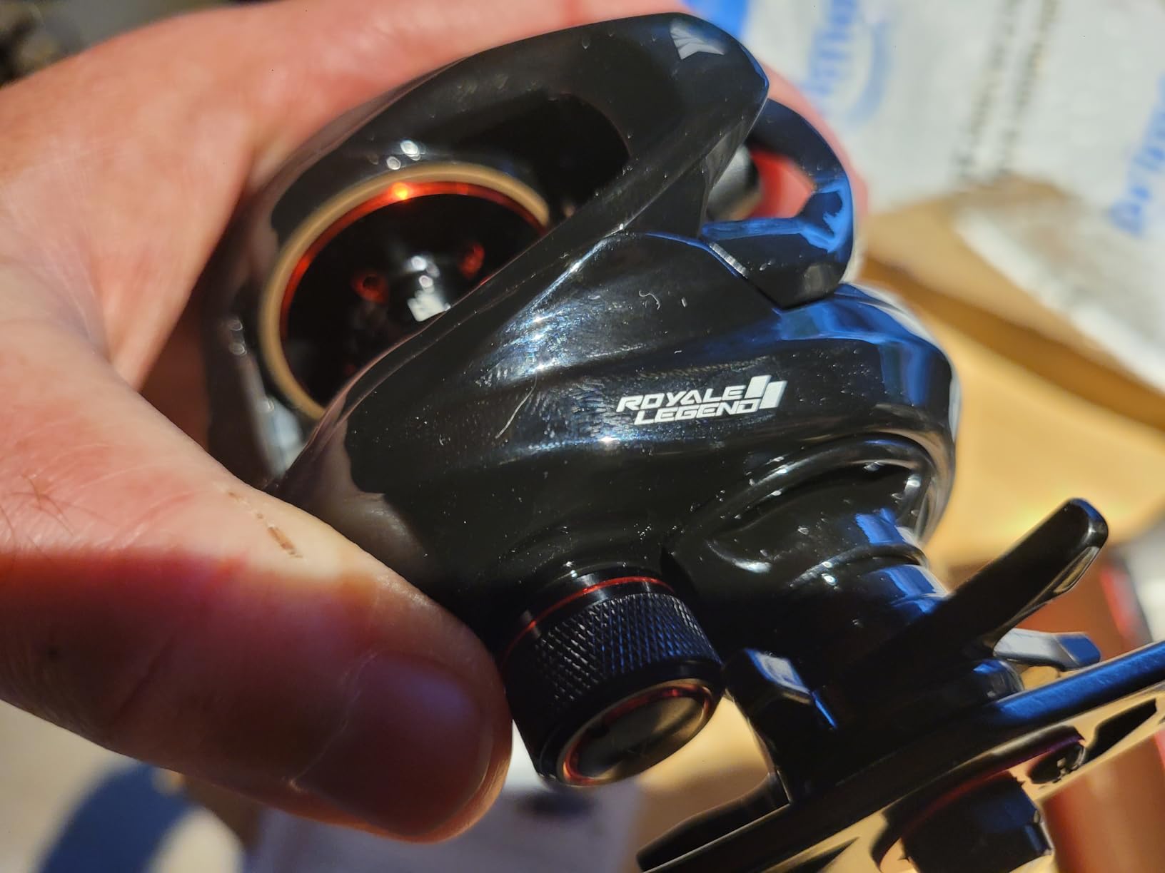 KastKing Royale Legend II Baitcasting Reels, Available in 5.4:1 and 7.2:1 | Max Drag: 17.64 lb, 5+1 BB, 7.2 oz, Stainless Steel Main Shaft, CNC Aluminum Spool, Cross-Fire 8 Magnet Braking System customer photo 1