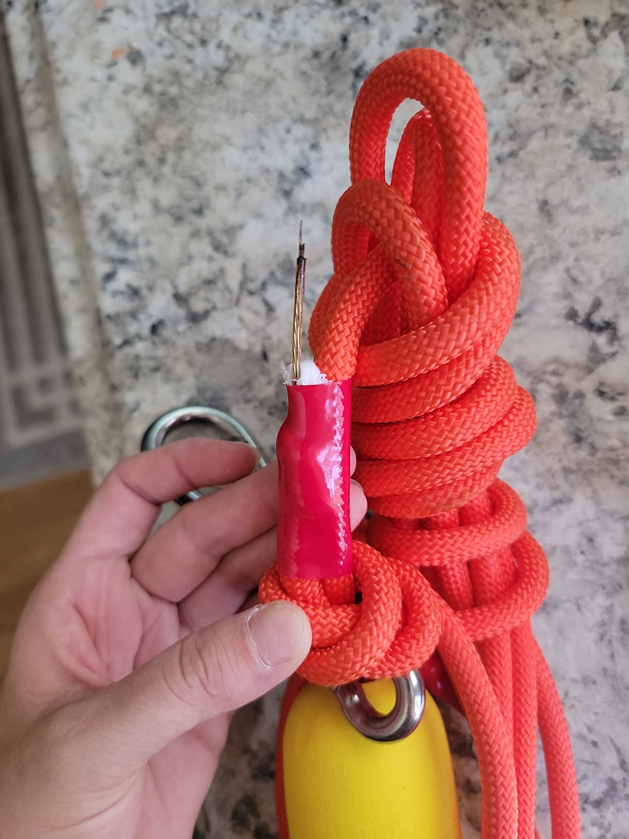 CALPALMY 20L Jet Ski Anchor Kit, 2-in-1 Sand Anchor Bag with Buoy | Doubles as a Dry Bag, Includes Rope, for PWC, Kayaks, Paddle Boards, Small Boats and Floating Mats customer photo 2
