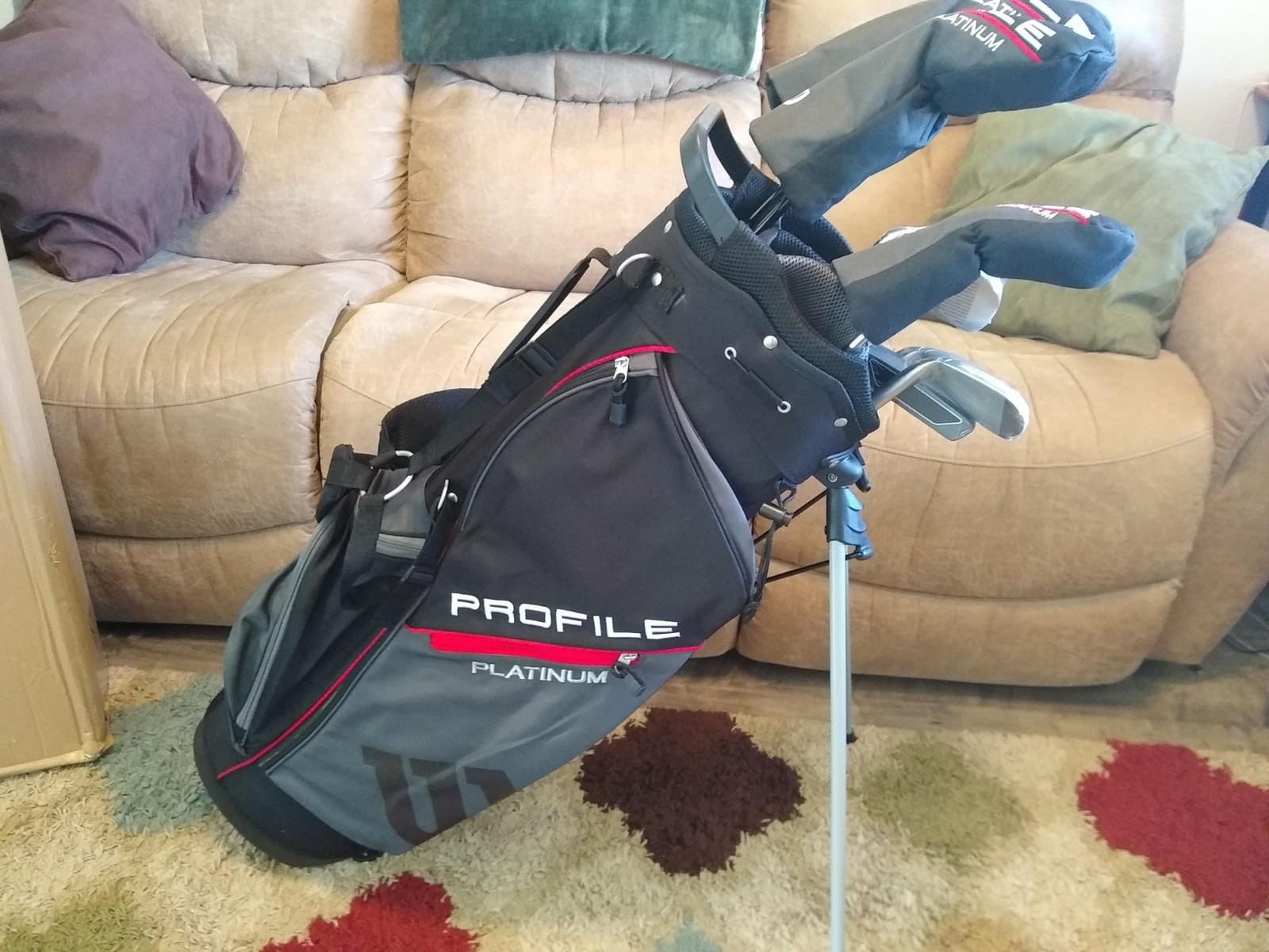 Wilson Men's Profile Platinum Complete Golf Club Package Set - Right Handed, Stand Bag customer photo 2