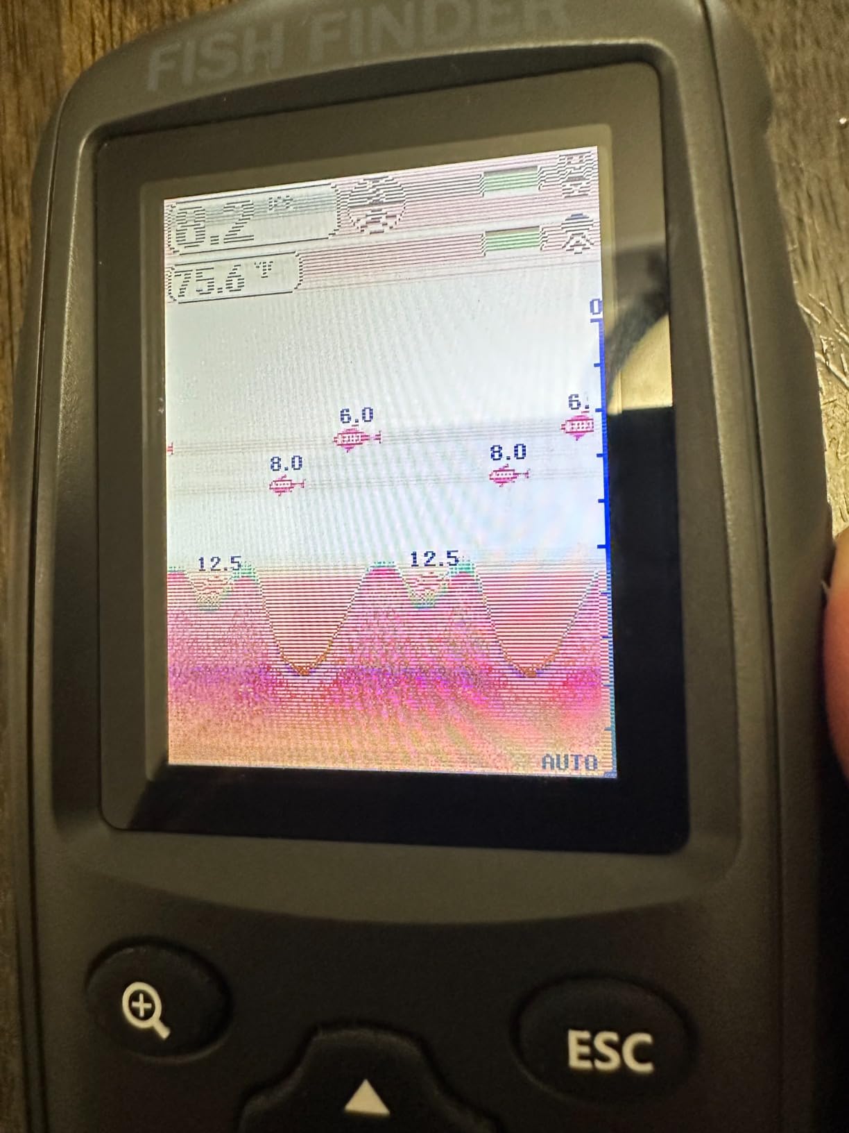 Portable Rechargeable Fish Finder Wireless Sonar Sensor Fishfinder Depth Locator with Fish Size, Bottom Contour, Color LCD Display customer photo 2