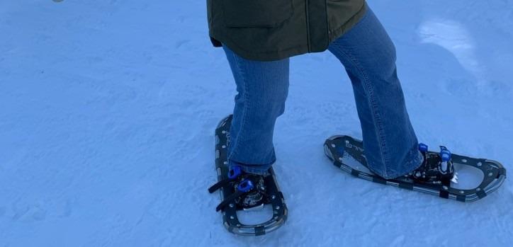 Franklin Sports Arctic Trails Snowshoes for Men + Women - Lightweight Aluminum Snowshoes for Adults customer photo 1