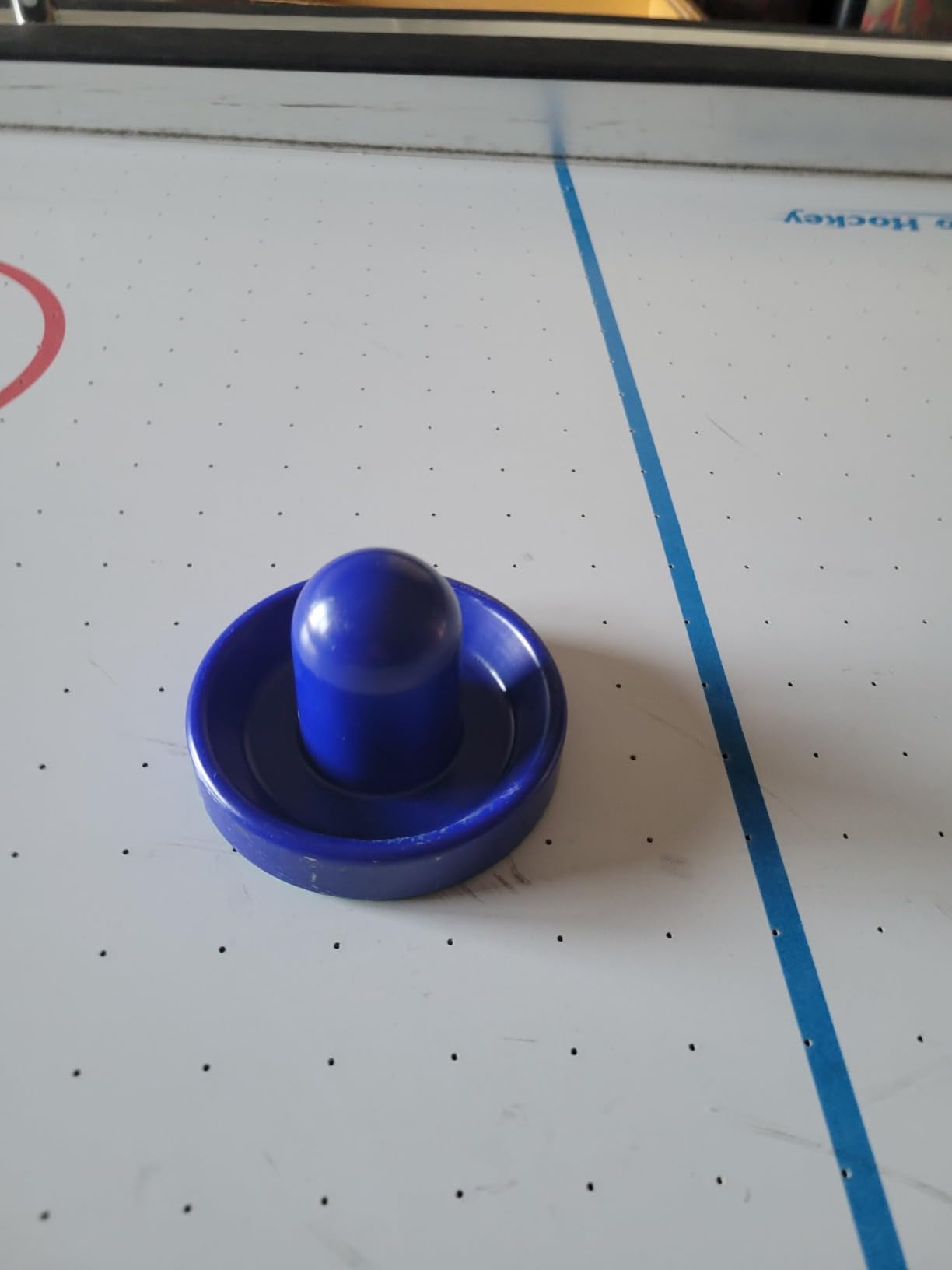 Coopay Air Hockey Pushers and Pucks, Air Hockey Paddles, Goal Handles Paddles Replacement Accessories for Game Tables (4 Striker, 8 Red Puck Pack) customer photo 1