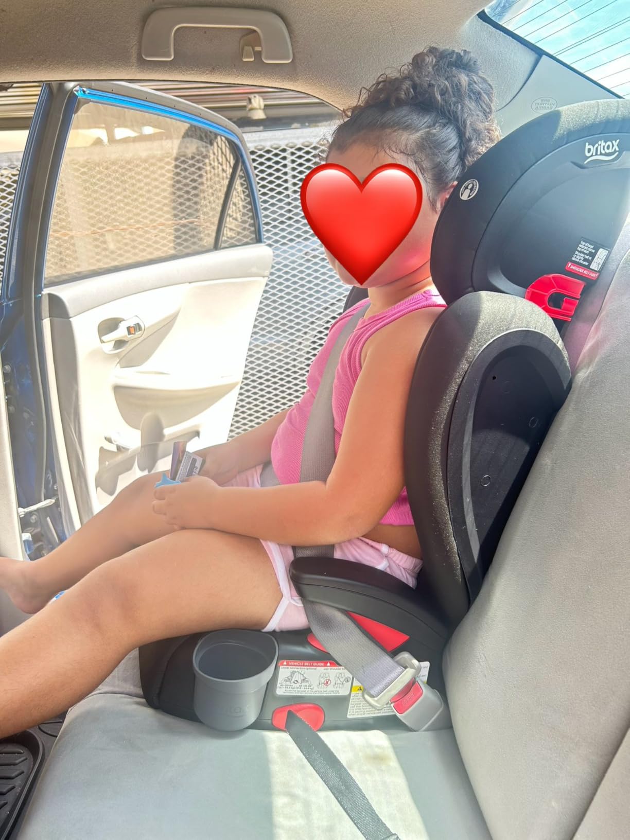 Britax Skyline 2-Stage Belt-Positioning Booster Car Seat, Dusk - Highback and Backless Seat customer photo 2