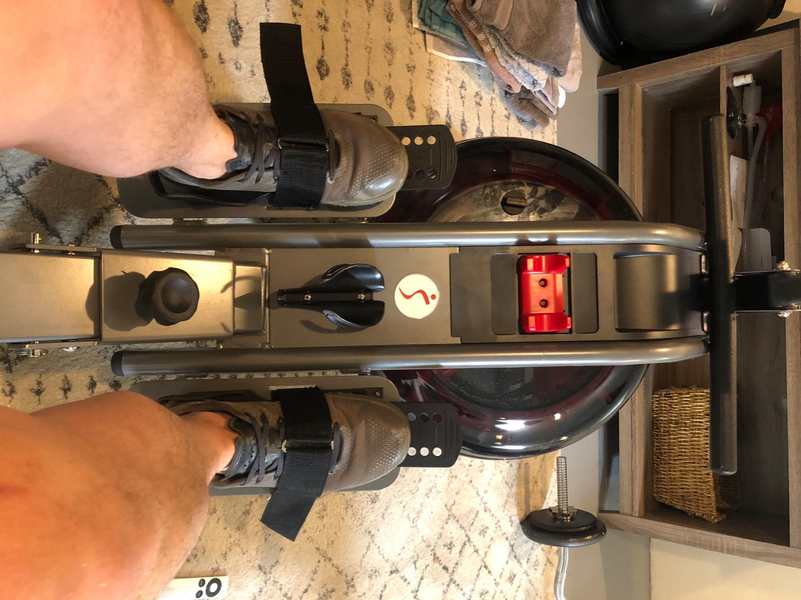 Sunny Health & Fitness Sunny Health & Fitness AquaStrive Series Smart Water Rower, 300LB Capacity Plus Dynamic Hydro Resistance for Home Cardio Workout, Free SunnyFit Training App Connection customer photo 2