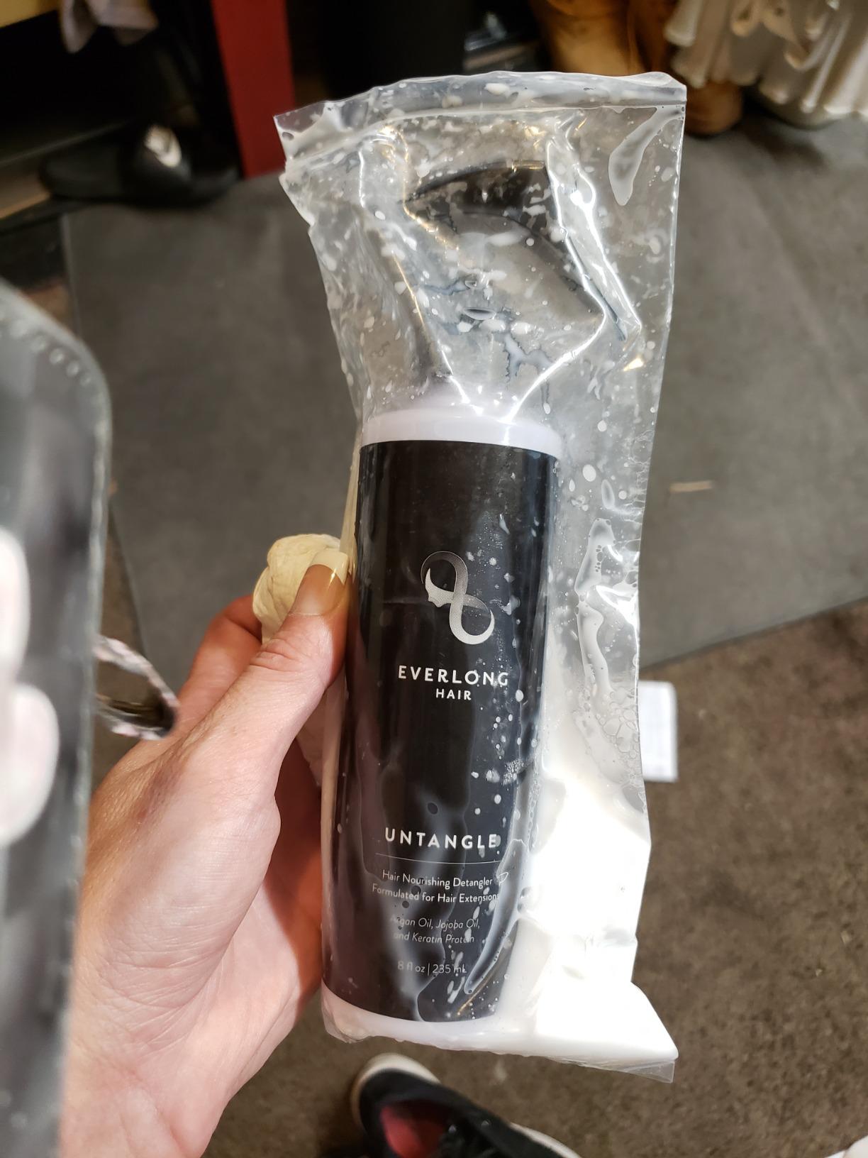everlong Untangle Leave-in Conditioner Detangler Spray for Hair Extensions & Wigs, Infused with Keratin Protein, Argan and Jojoba Oil, Safe for All Hair Types including Human, Synthetic customer photo 2
