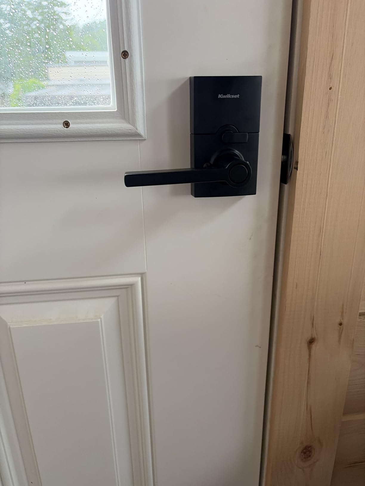 Kwikset 917HFL-514S Smartcode Keypad Electronic with Halifax Lever SmartKey with 6AL Latch and RCS Strike Matte Black Finish customer photo 1