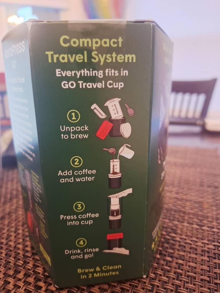 AeroPress Go Extra Small Portable Coffee Maker Kit customer photo 1