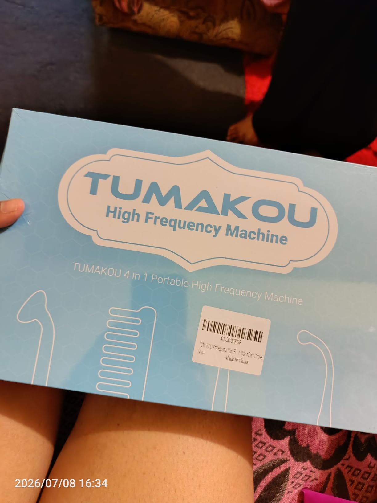 High Frequency Facial Machine - TUMAKOU Portable Handheld High Frequency customer photo 1
