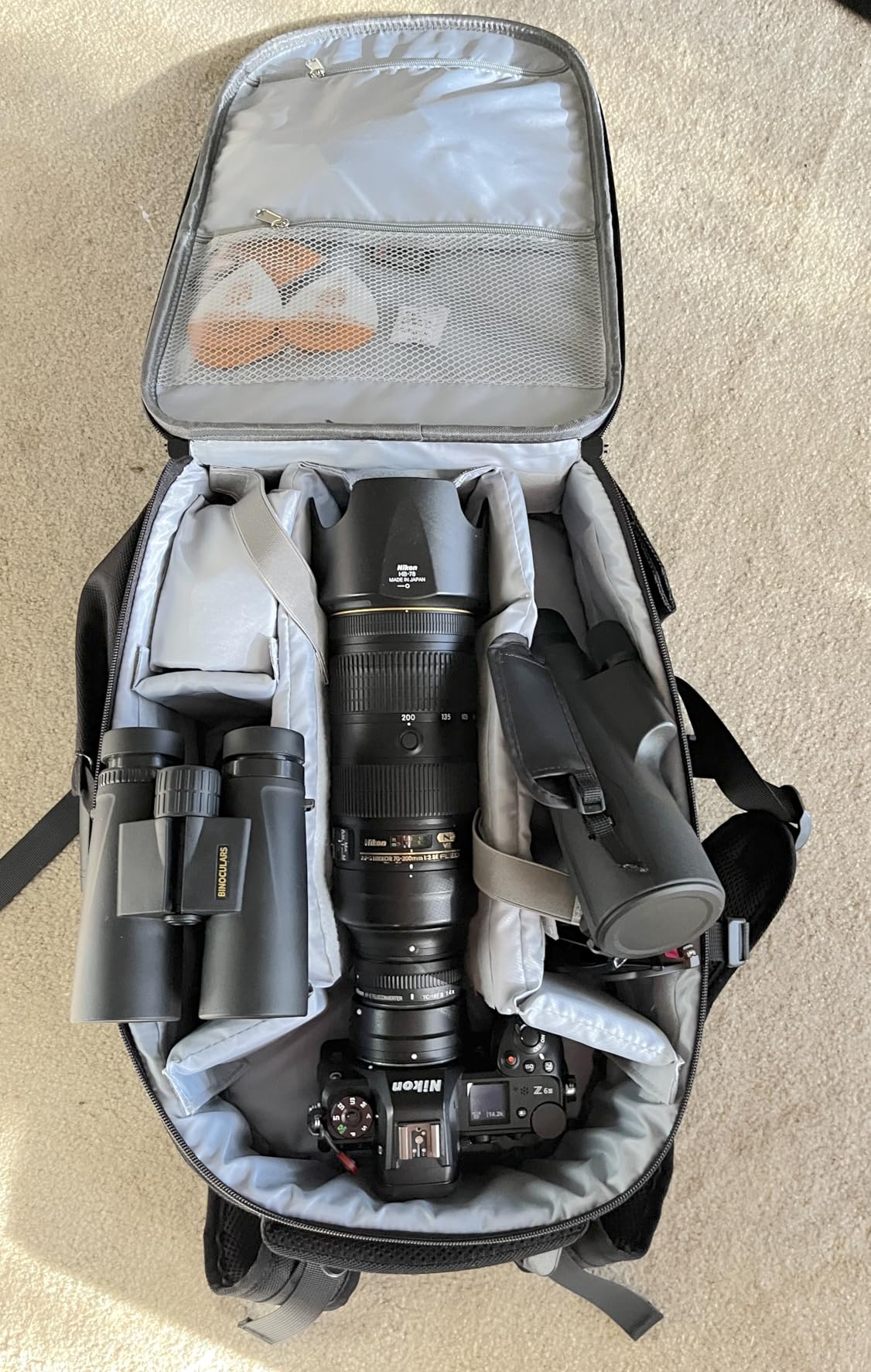 MOSISO Camera Backpack, DSLR/SLR/Mirrorless Photography Camera Bag | 15-16 inch Waterproof Hardshell Case with Tripod Holder&Laptop Compartment Compatible with Canon/Nikon/Sony, Black customer photo 2