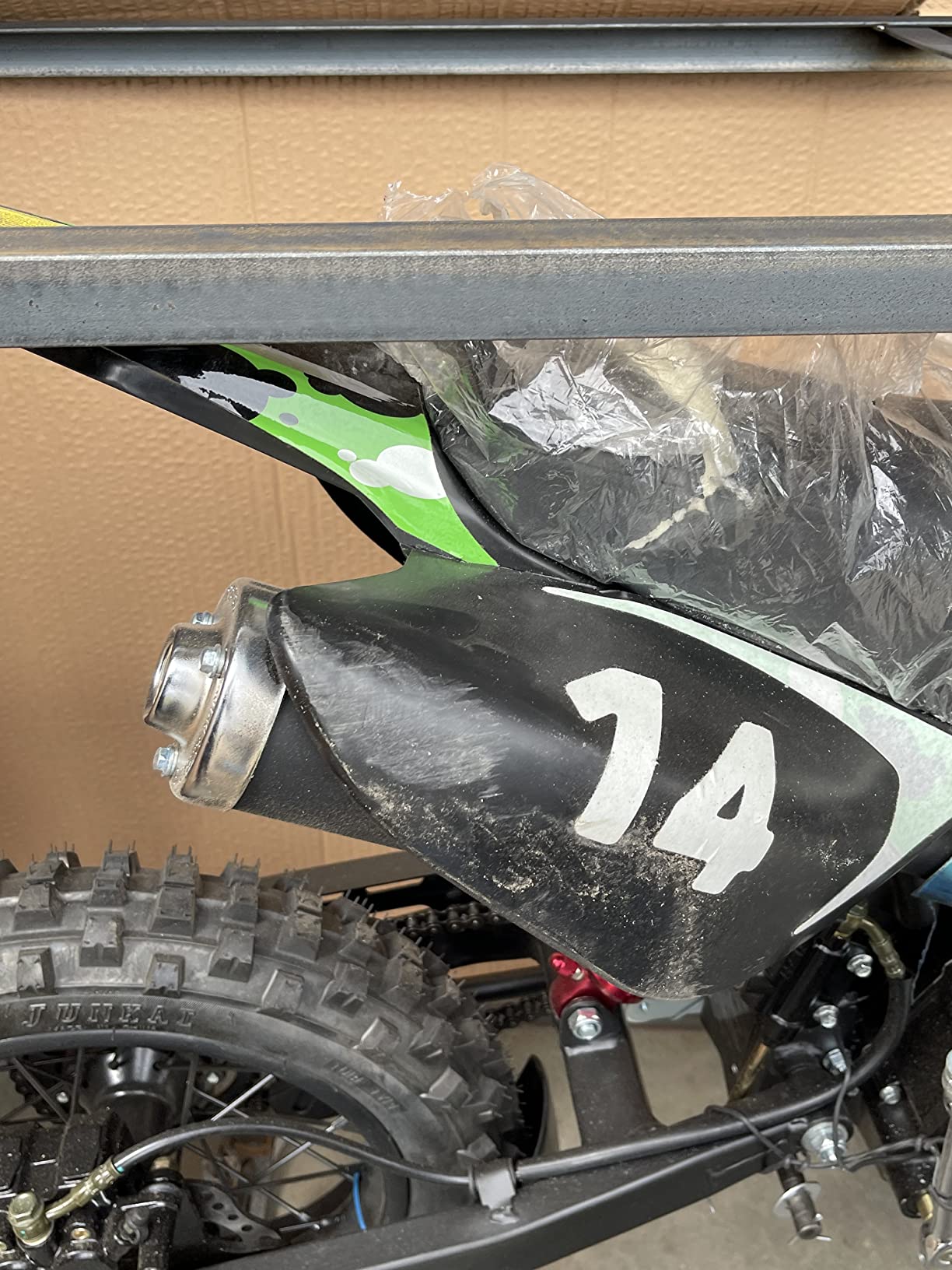 X-PRO 110cc Dirt Bike Pit Bike Kids Dirt Pitbike 110 Dirt Pit Bike (Green) customer photo 2