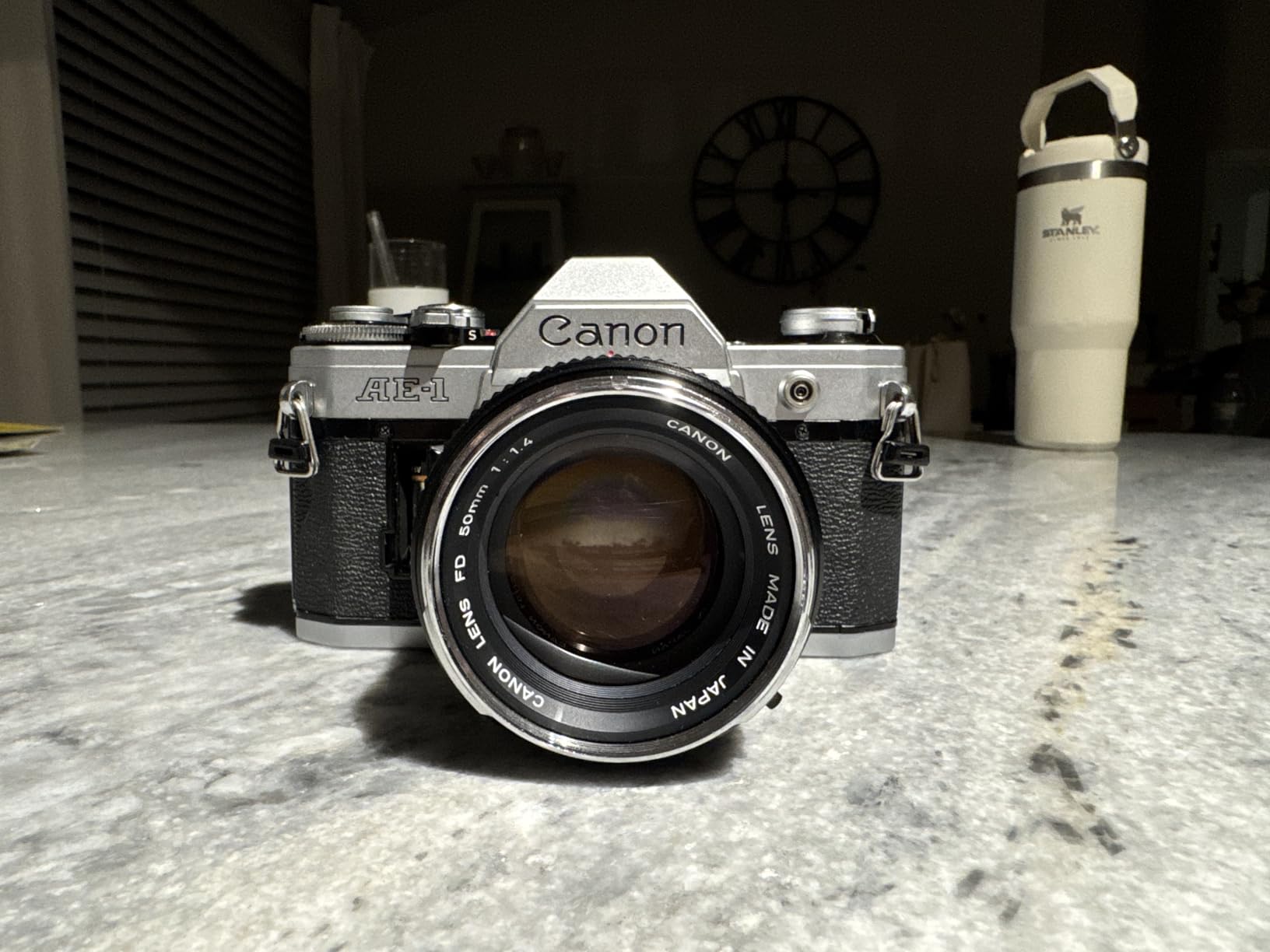 Vintage Canon AE-1 35mm SLR Camera with 50mm 1:1.8 Lens (Renewed) customer photo 2