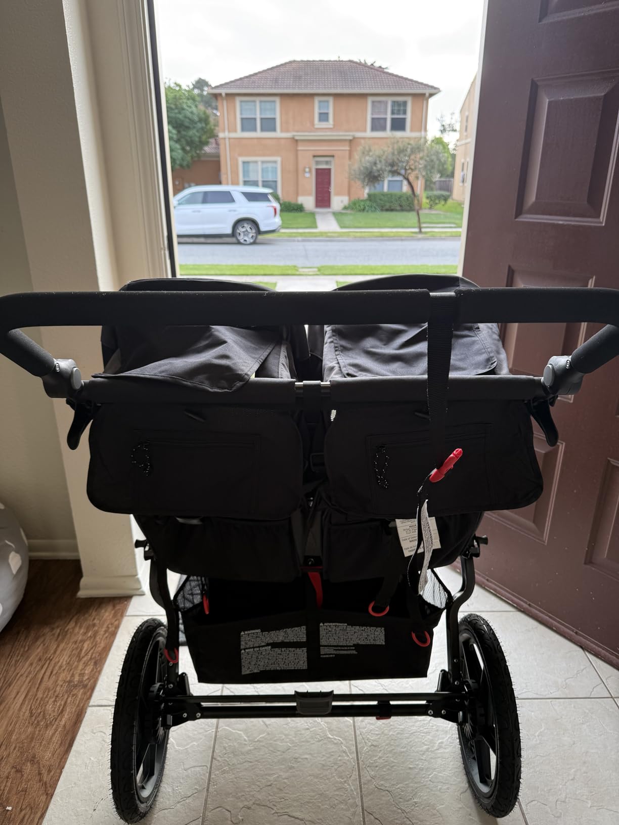 BOB Gear Revolution Flex 3.0 Jogging Stroller - Graphite Black | All Terrain Stroller With Mountain-Bike-Style Suspension & Air-Filled Tires; Car Seat Compatible customer photo 1