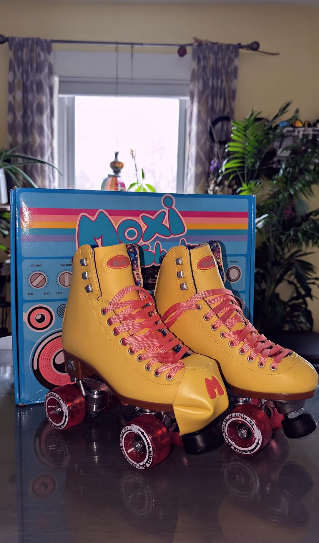Moxi Beach Bunny Roller Skates for Women - Colorful, Precision-Fit Skate with High-Rebound Wheels, Moisture-Wicking Lining & Padding, Roller Skates customer photo 1