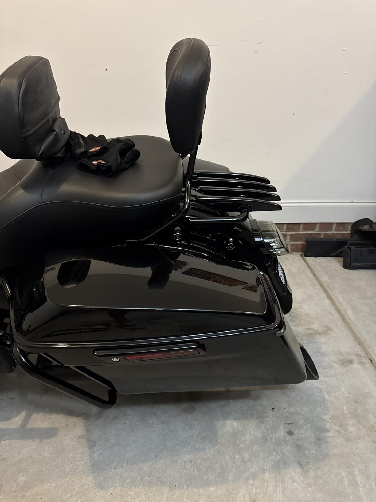 PBYMT Stealth Luggage Rack Compatible for Harley Touring, Detachable Luggage Rack Compatible with Harley Davidson Street Glide Road Glide Road King Electra Glide Ultra Limited 2009-2024 (Black) customer photo 1