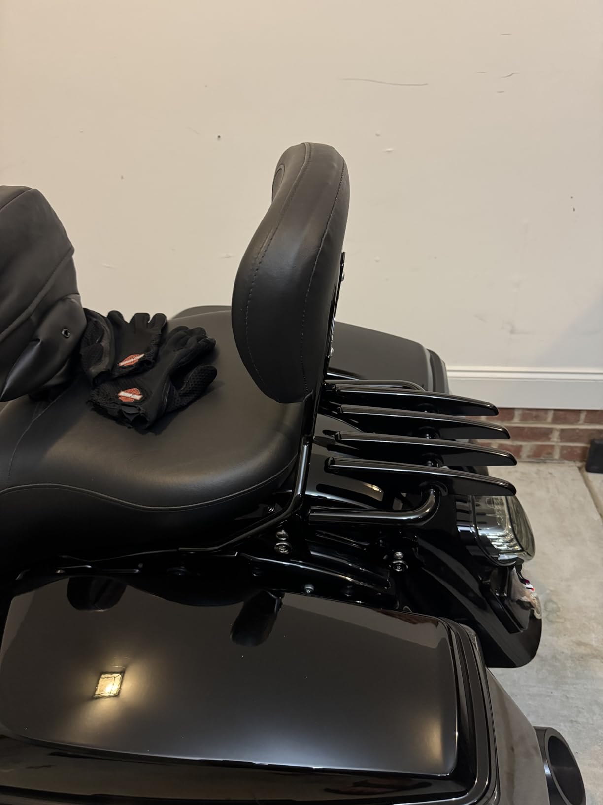 PBYMT Stealth Luggage Rack Compatible for Harley Touring, Detachable Luggage Rack Compatible with Harley Davidson Street Glide Road Glide Road King Electra Glide Ultra Limited 2009-2024 (Black) customer photo 2