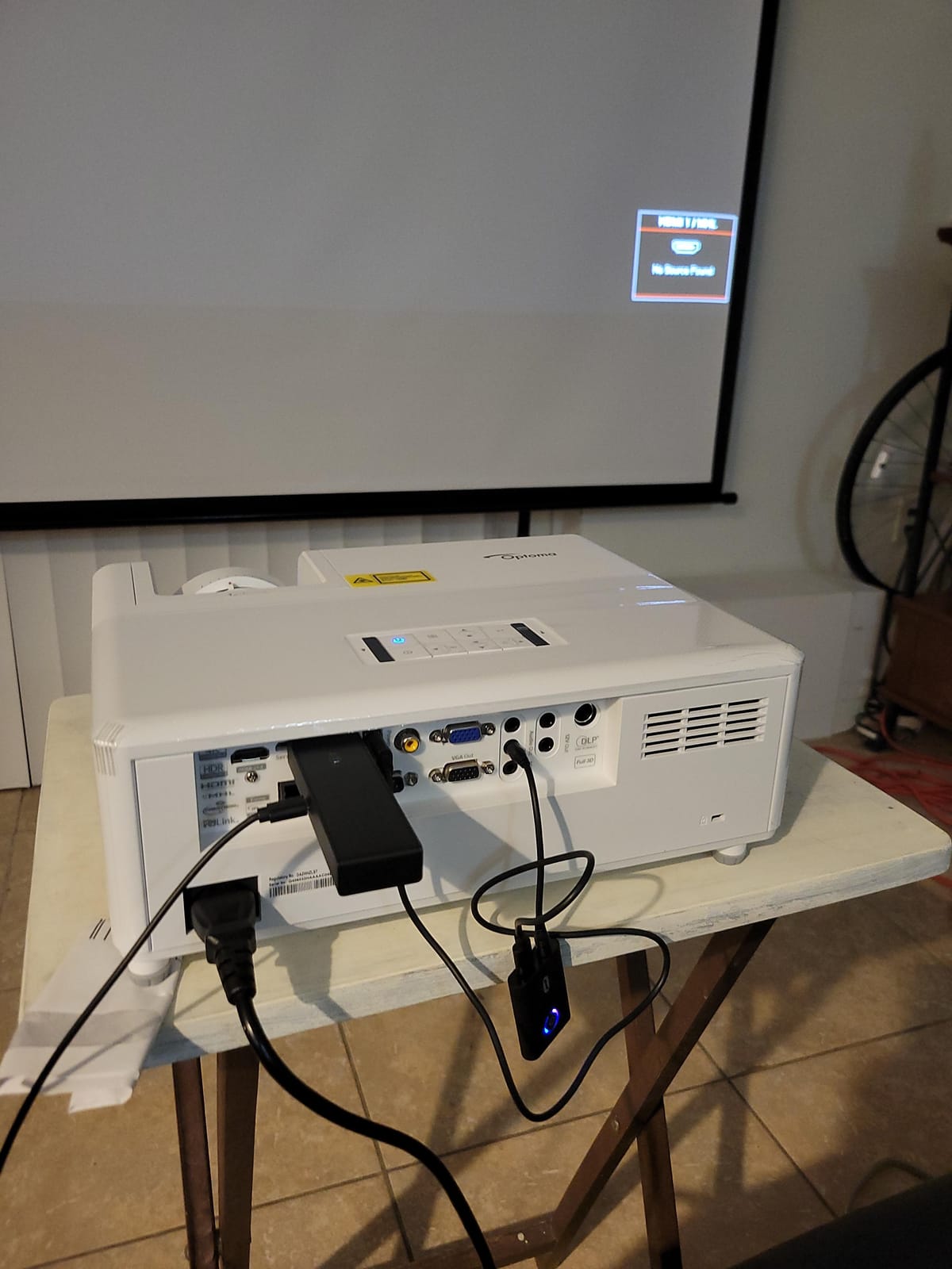 Optoma GT1090HDR Short Throw Laser Home Theater Projector | 4K HDR Input | Lamp-Free Reliable Operation 30,000 hours | Bright 4,200 lumens for Day and Night | Short Throw customer photo 2