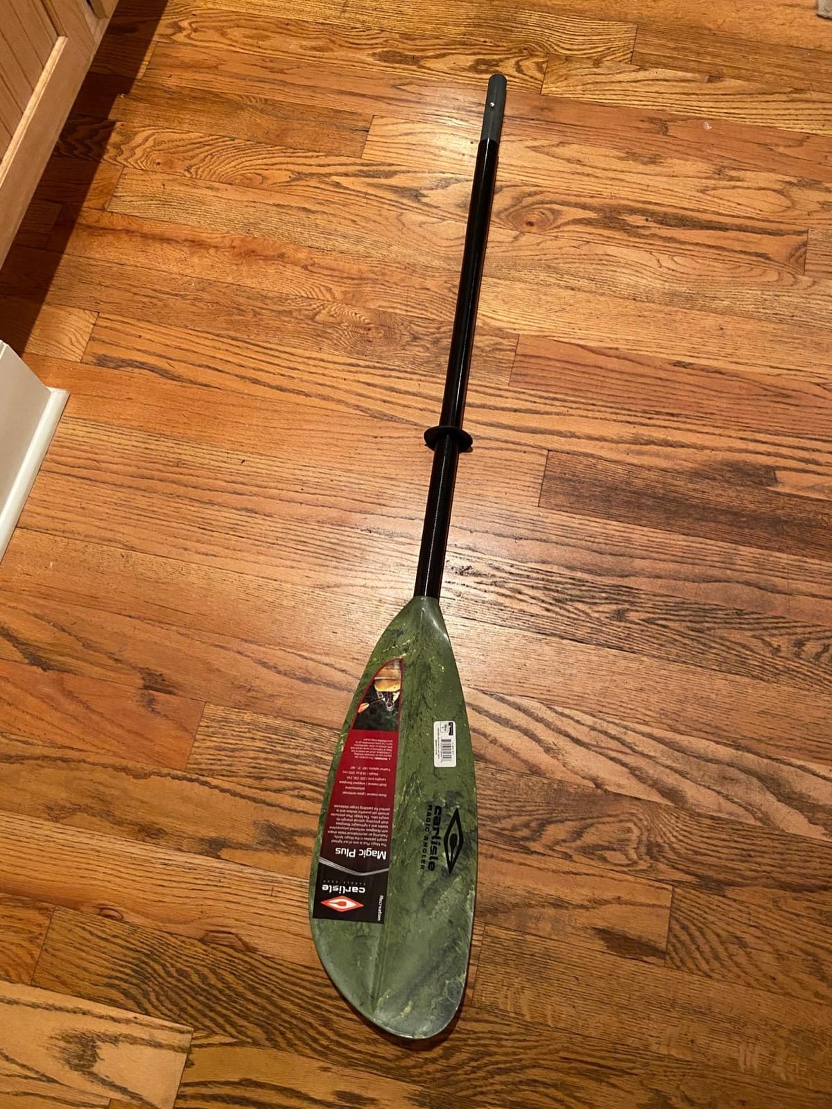Carlisle Magic Angler Kayak Paddle with Polypropylene Blades and Wrapped Fiberglass Shaft customer photo 2